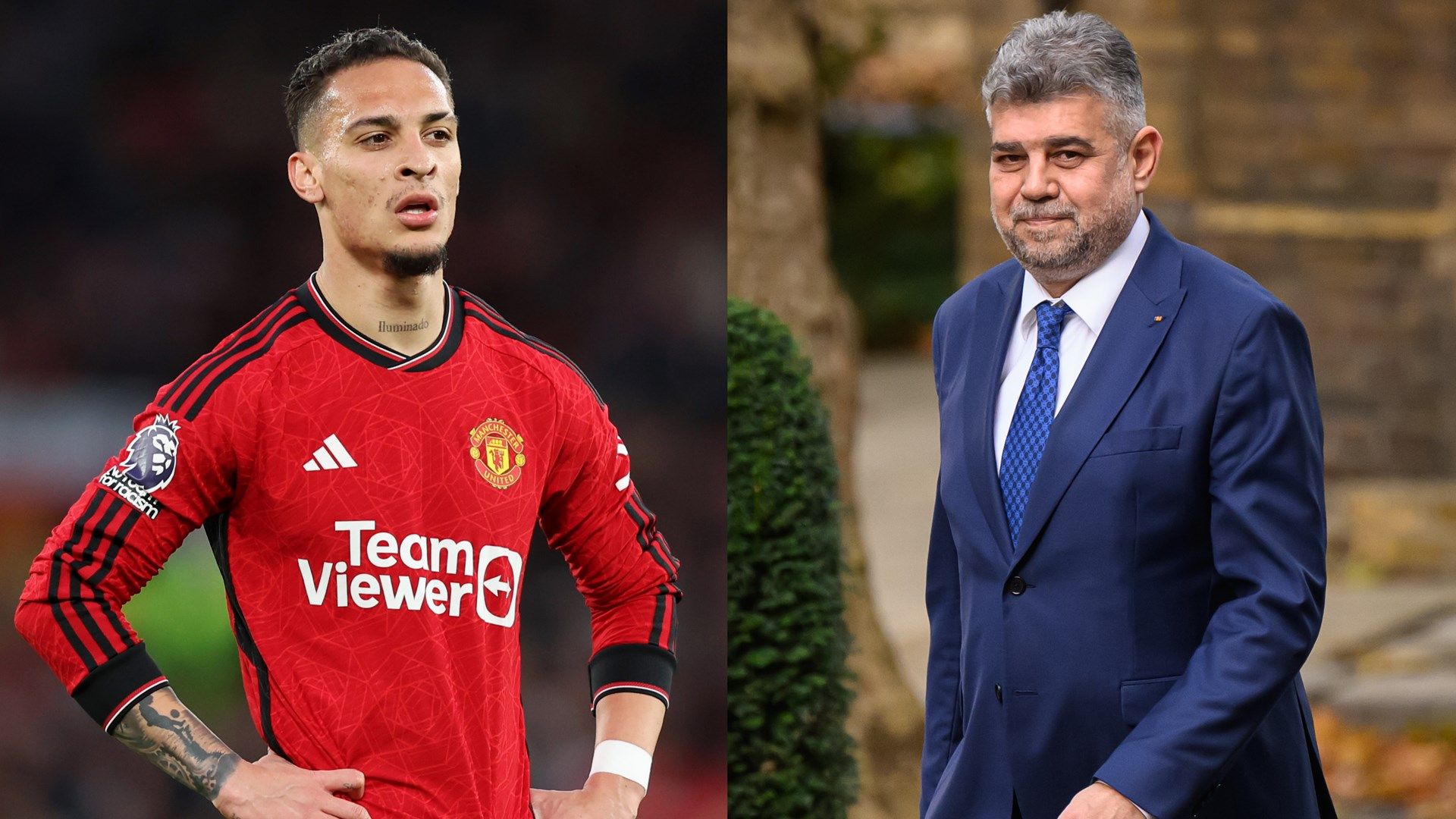 Antony Marcel Ciolacu Man Utd Romania Prime Minister
