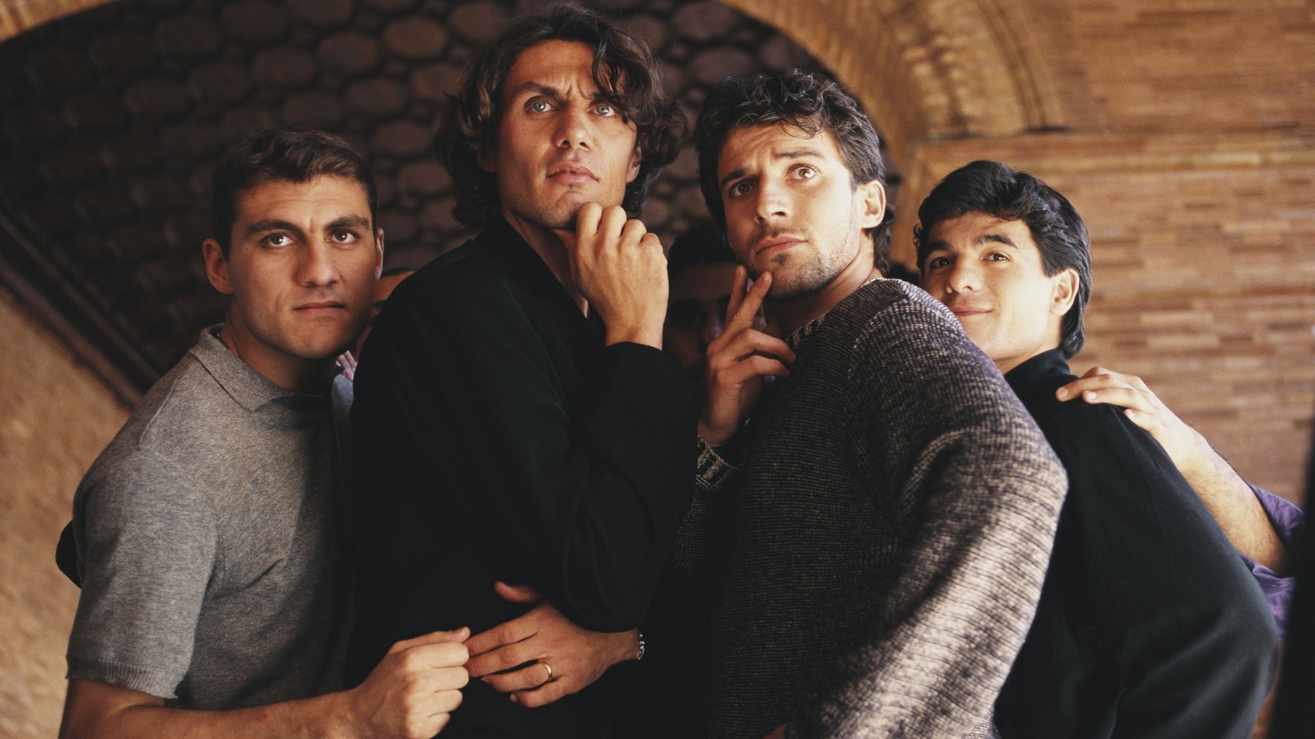 Christian Vieri,Paolo Maldini, Allessandro del Piero and Ariel Ortega