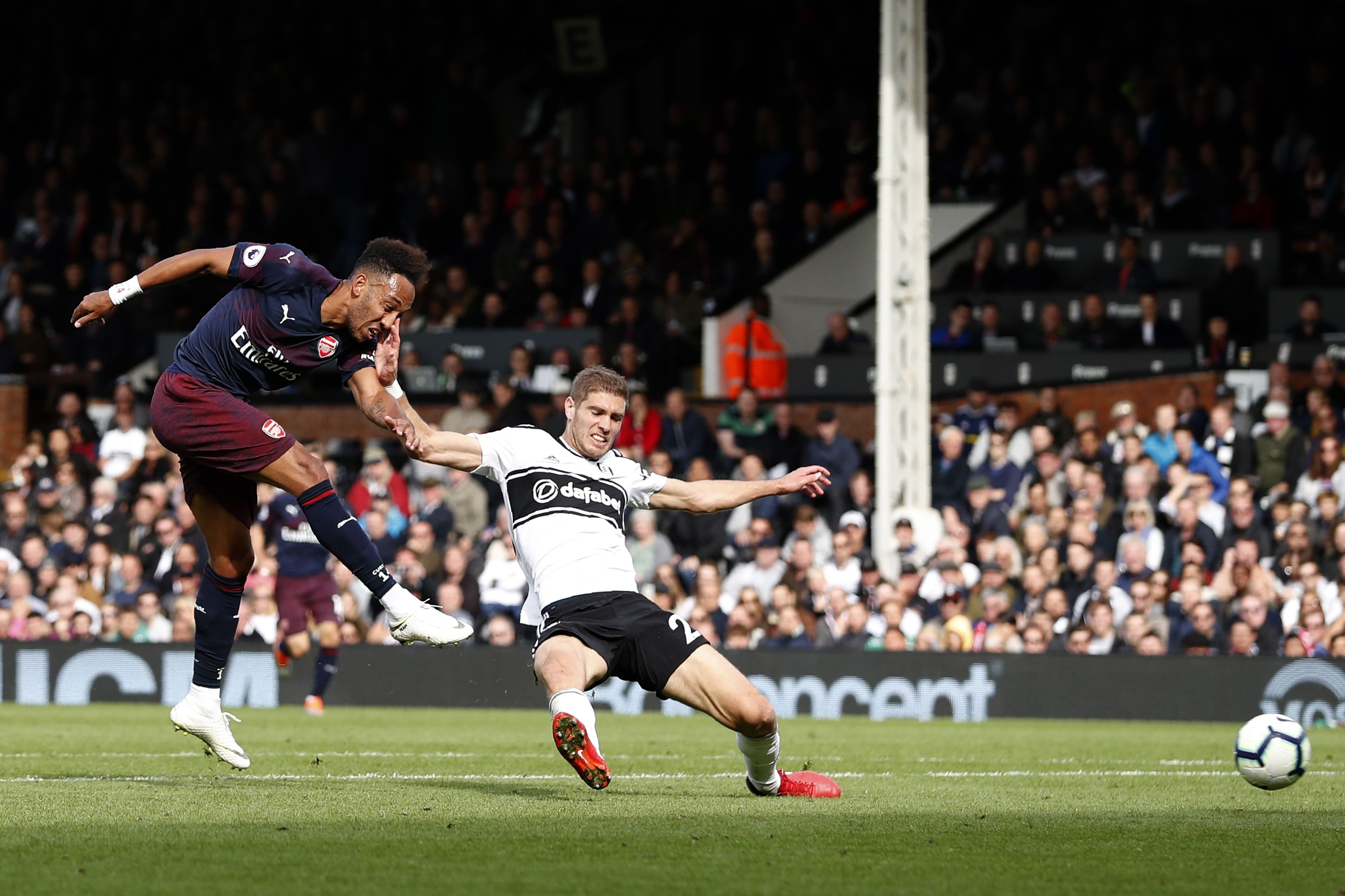 Aubameyang Fulham Arsenal Premier League 07102018