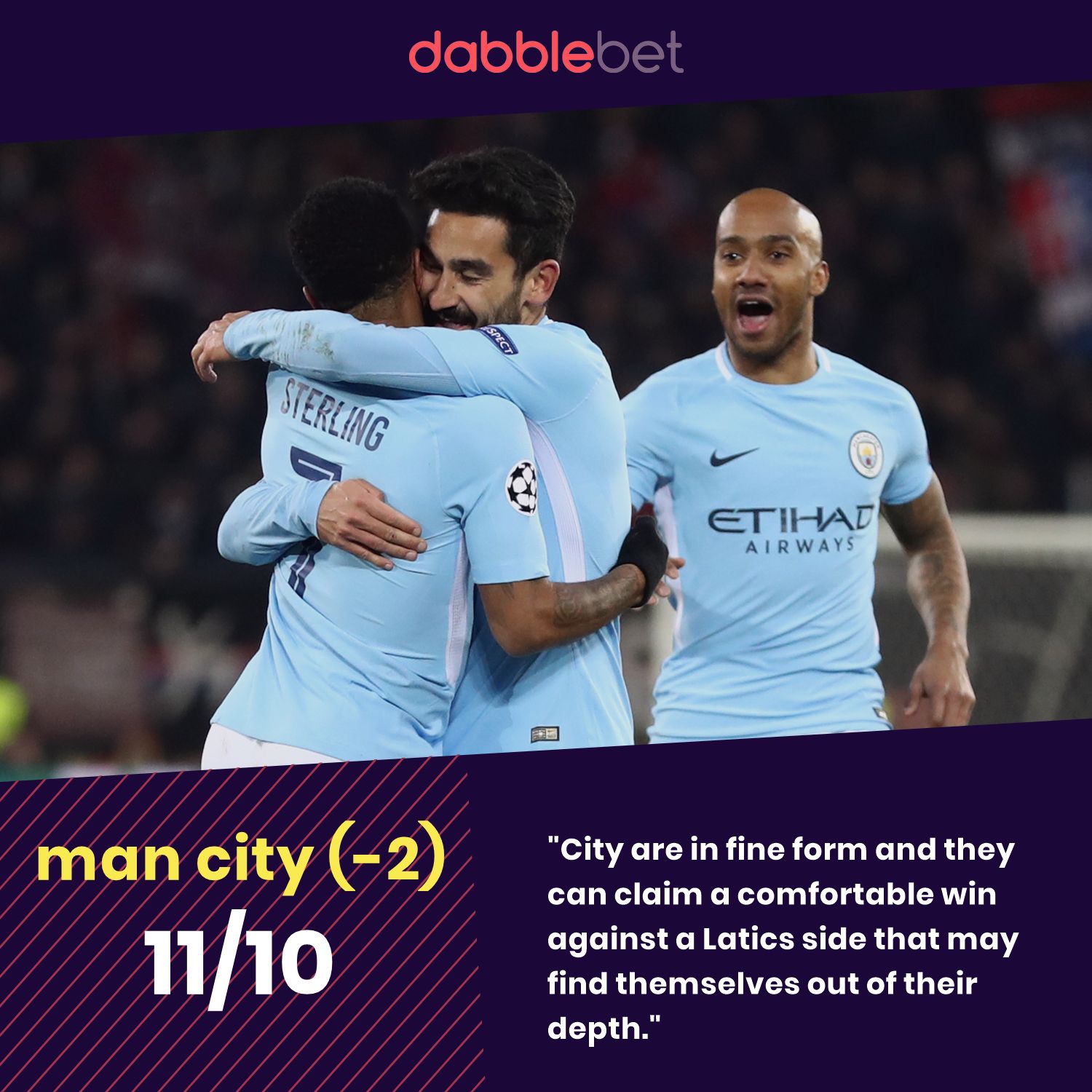 Wigan Man City graphic