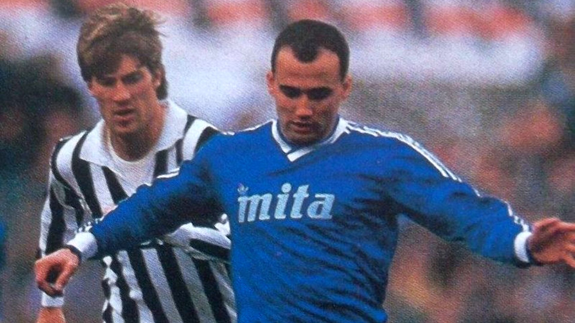 Michael Laudrup Enrico Annoni Juventus Como Serie A 1988