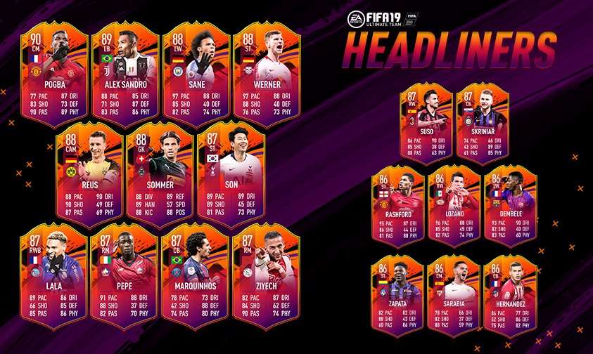 FUT19 Headliners