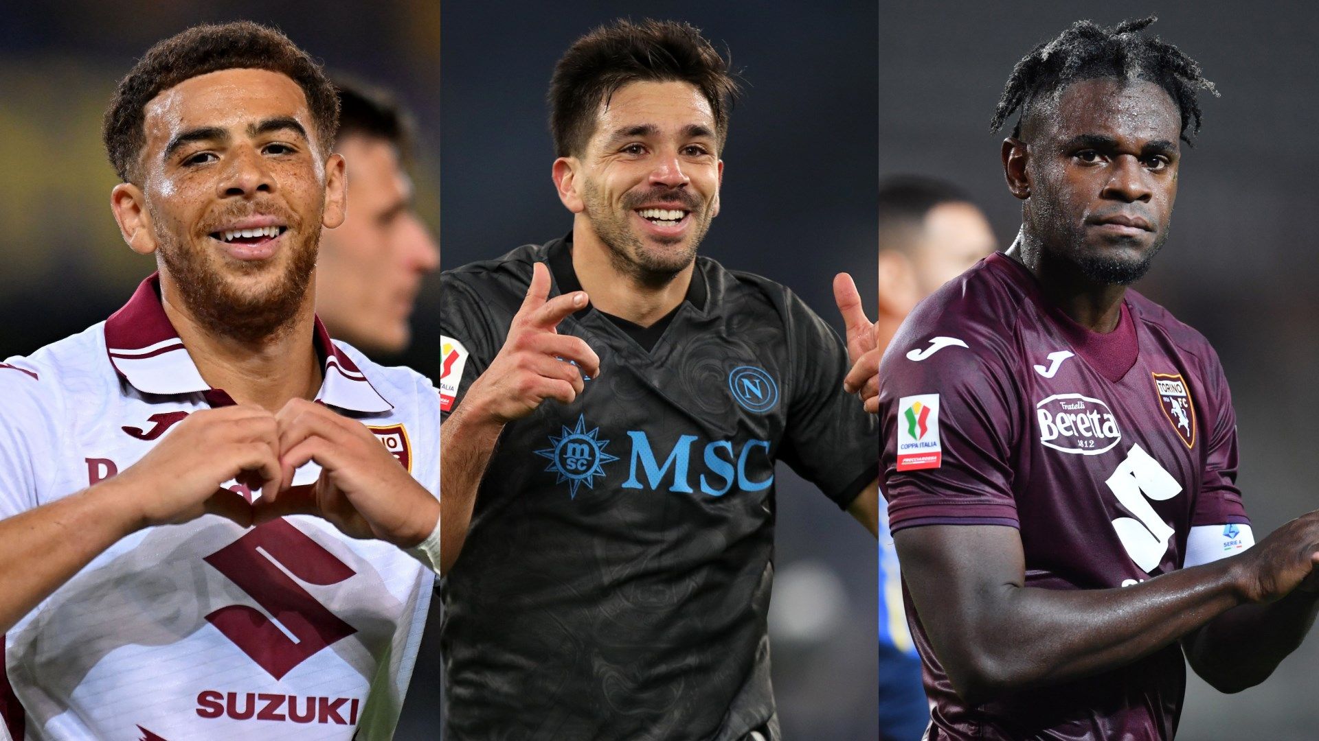 Adams Simeone Zapata Torino