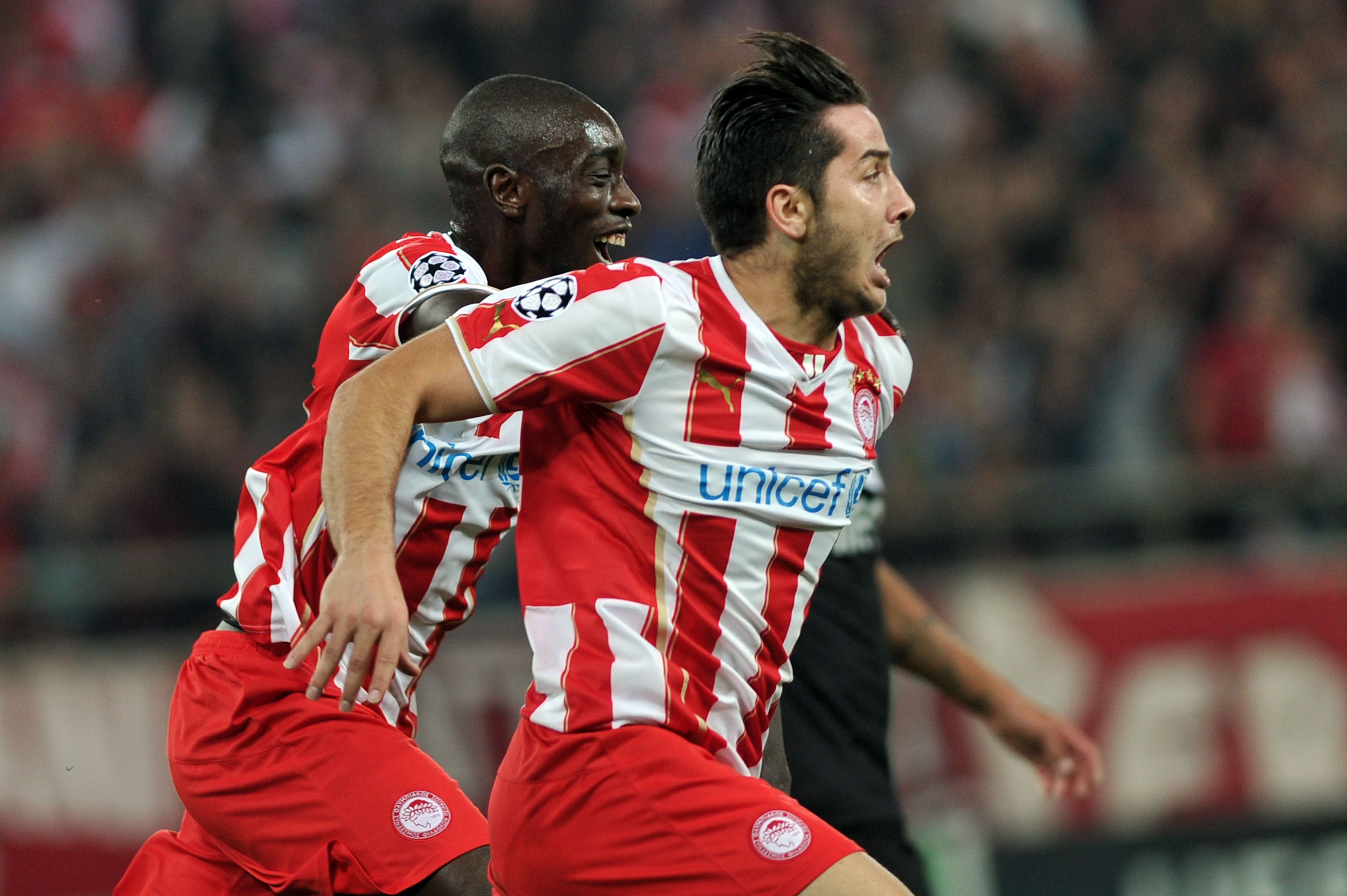 Olympiacos scorer Kostas Manolas
