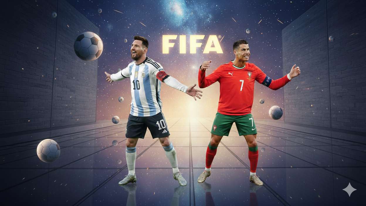 Cristiano Ronaldo Lionel Messi Fifa GOAL ONLY