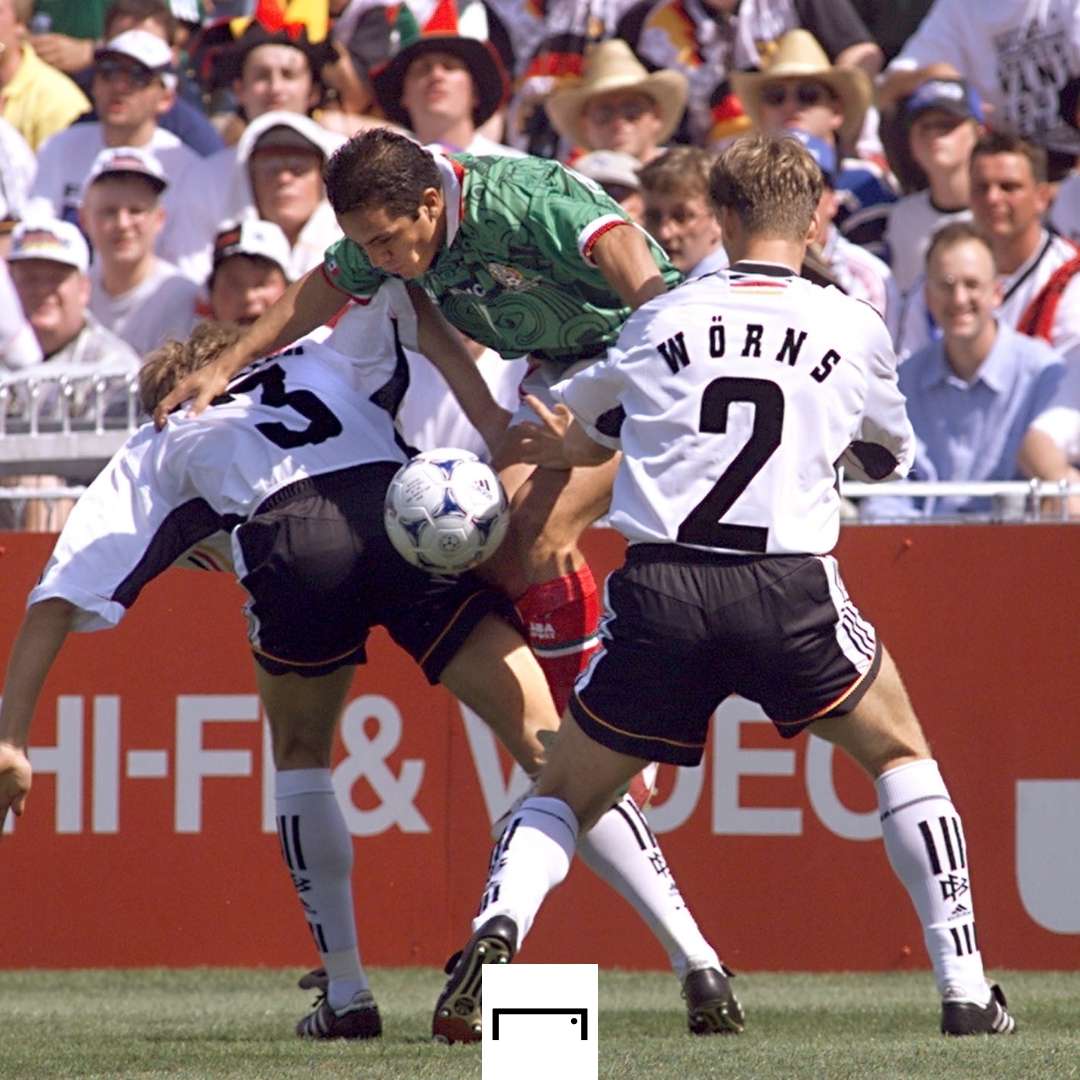 Cuauhtemoc Blanco Mexico Germany 1998 World Cup GFX