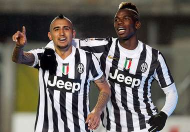 Arturo Vidal Paul Pogba Juventus