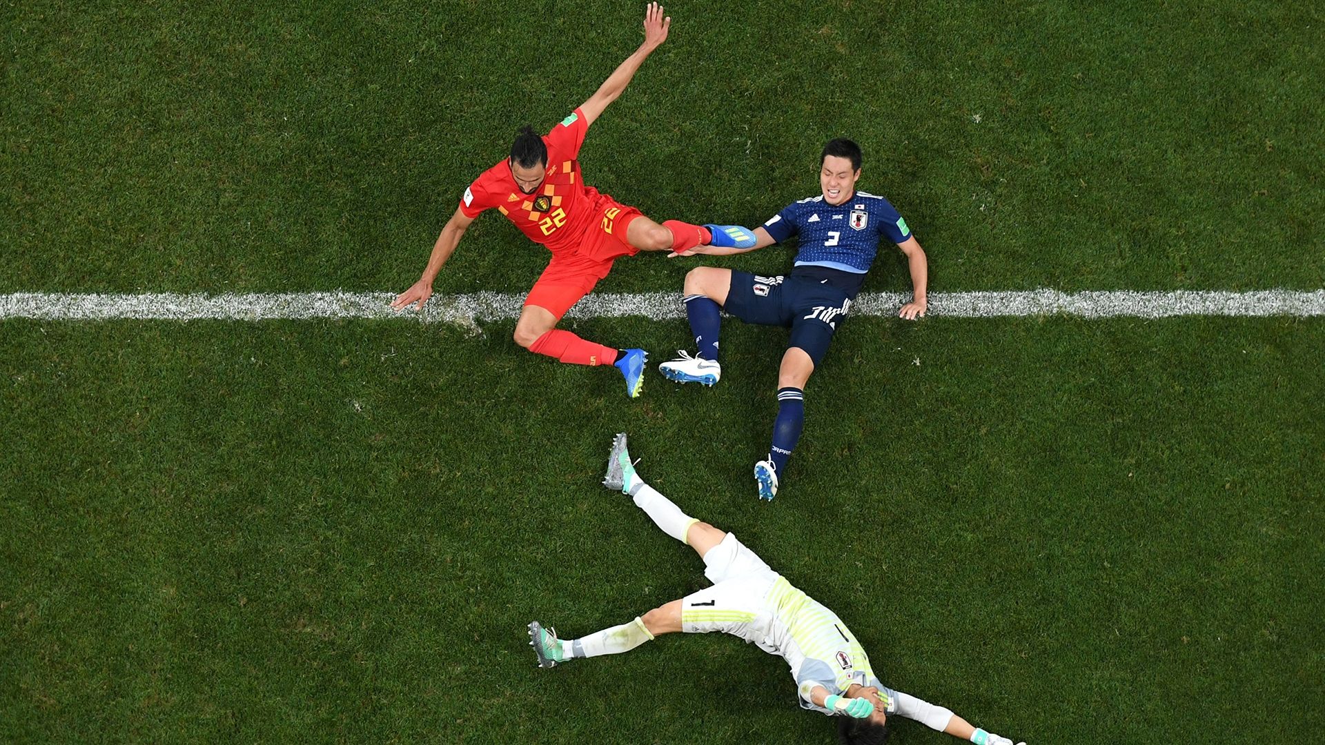 Nacer Chadli Belgium Japan 2018 World Cup