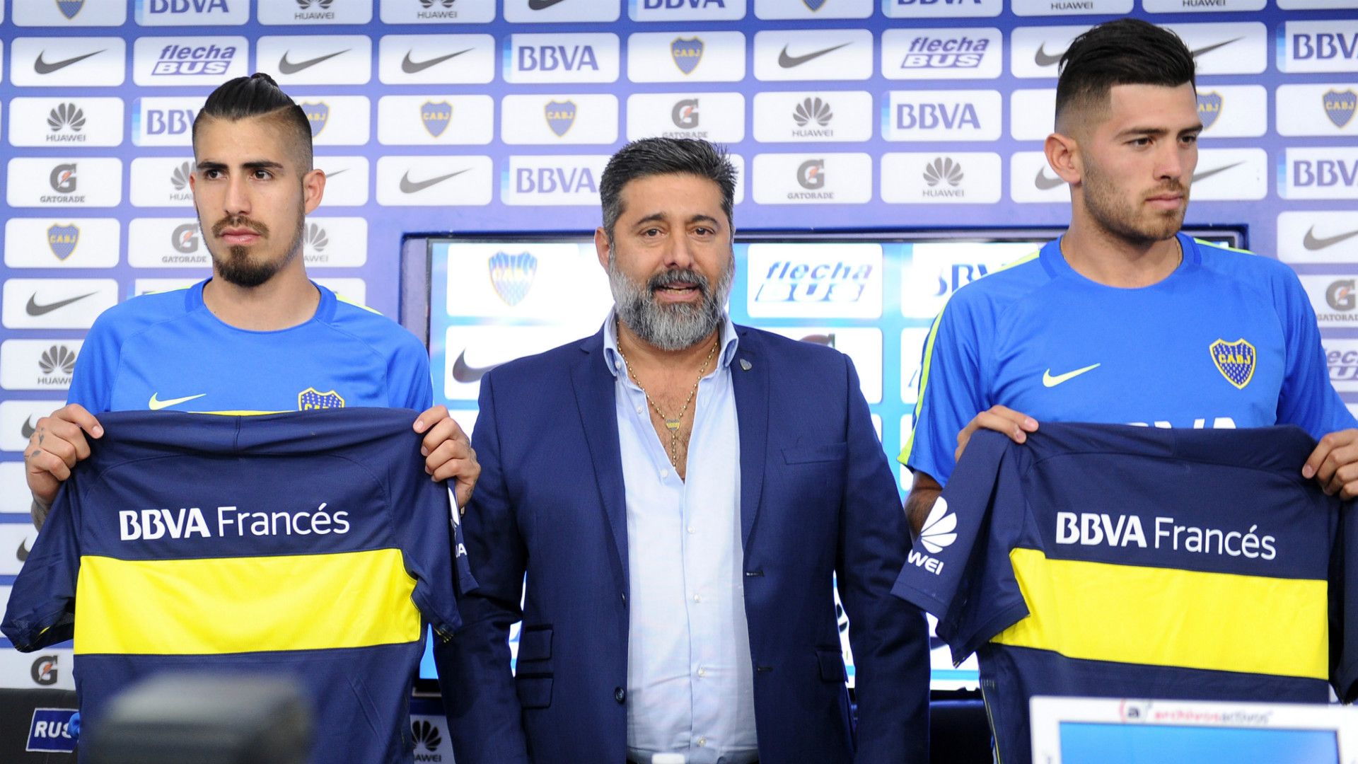 Daniel Angelici Agustin Rossi Junior Benitez Boca 07022017