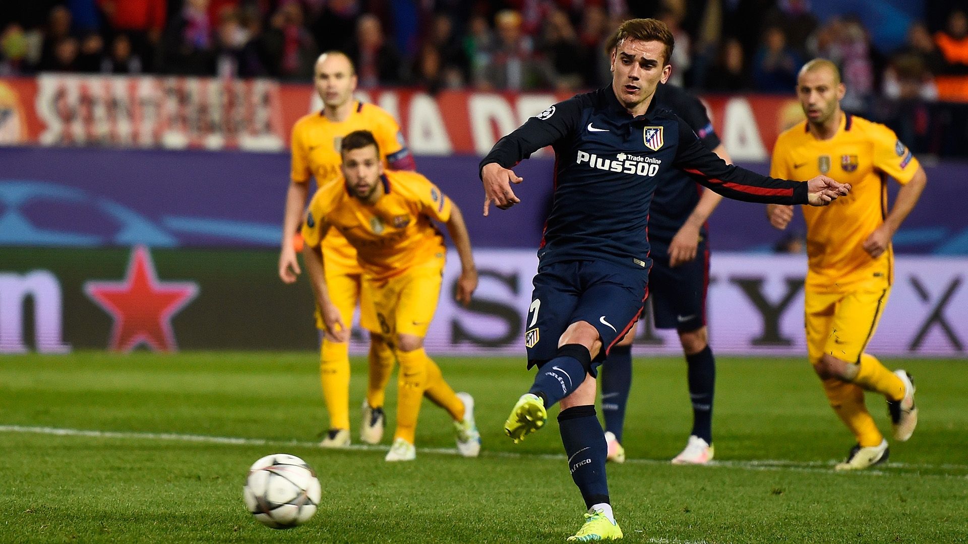 Jordi Alba Antoine Girezmann Atletico Madrid Barcelona 130416