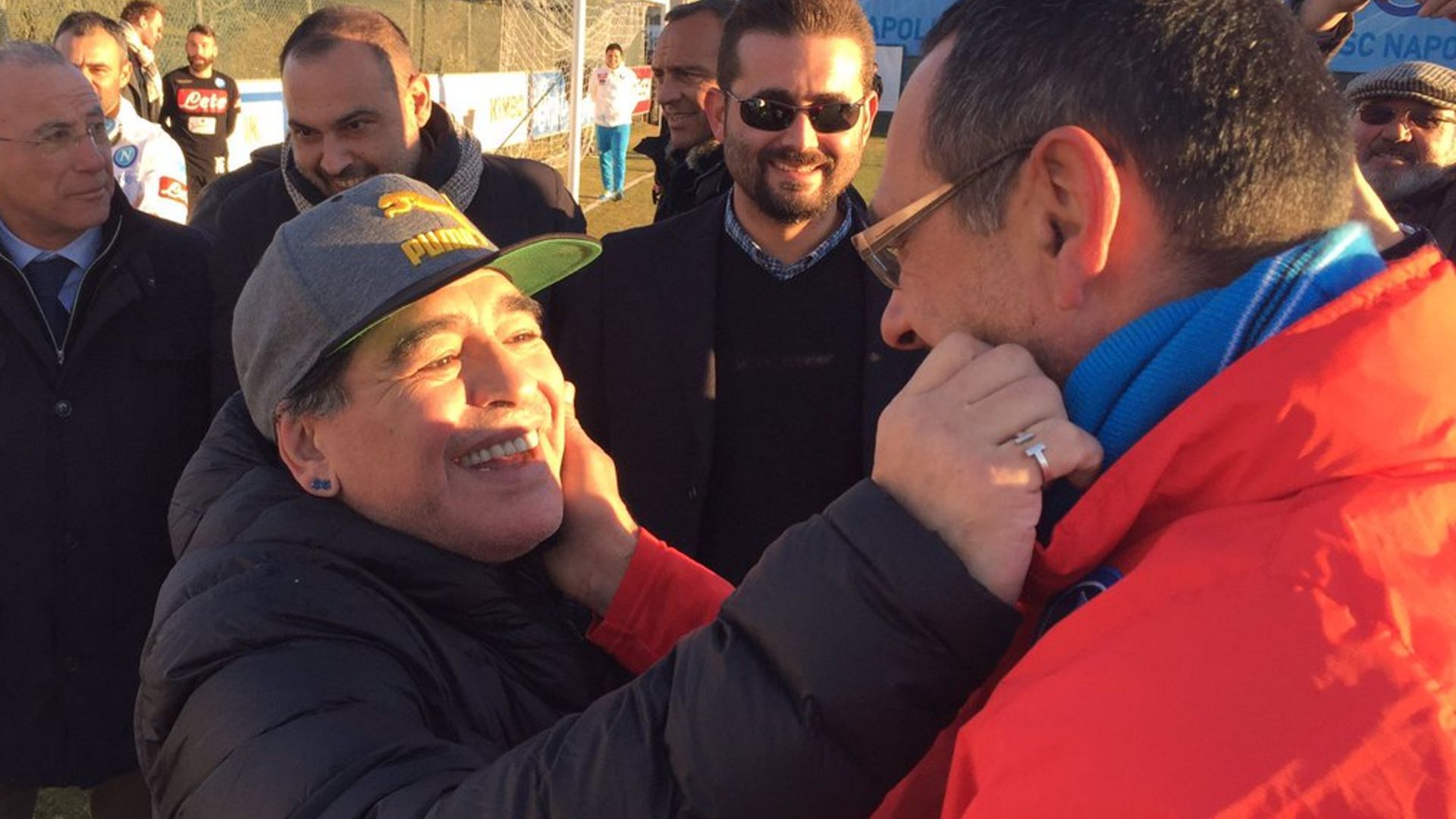 Sarri Maradona Napoli