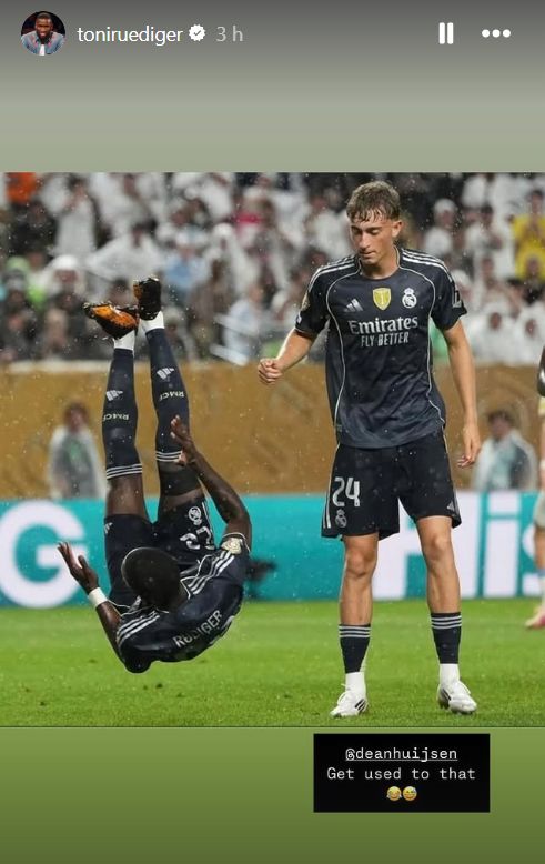 Rudiger instagram post