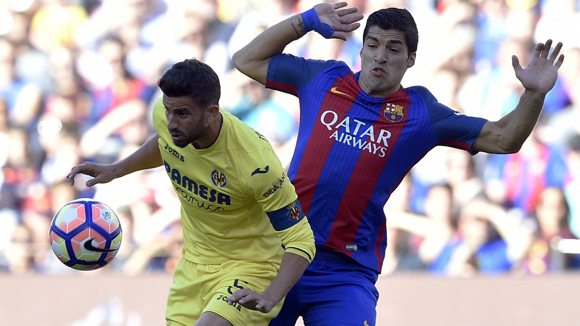 Luis Suarez Mateo Musacchio Barcelona Villarreal LaLiga 06052017