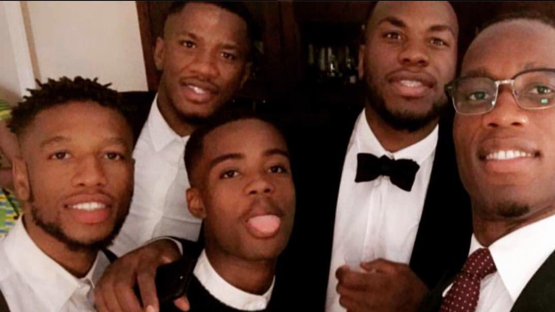 Didier Drogba with his family at the Ballon D'Or