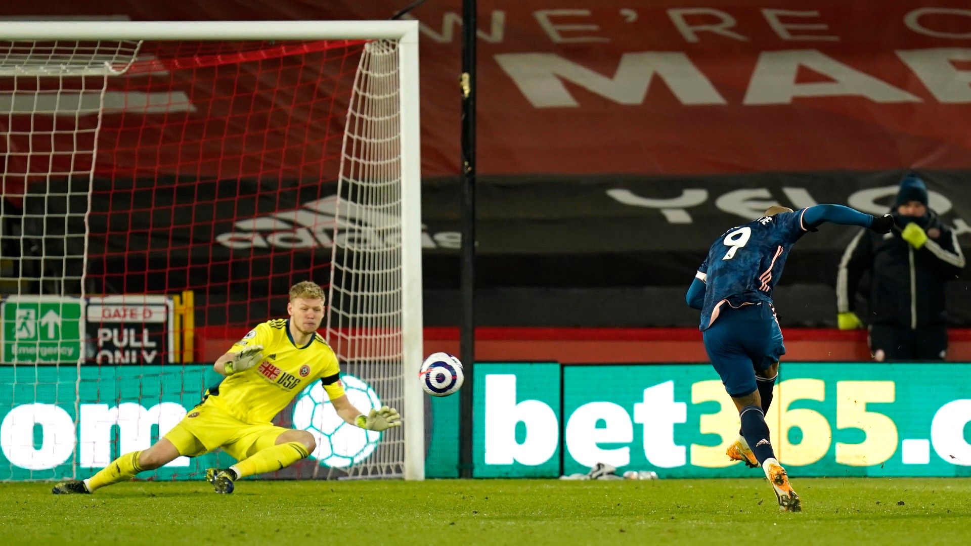 Alexandre Lacazette Sheffield United vs Arsenal Premier League 2020-21
