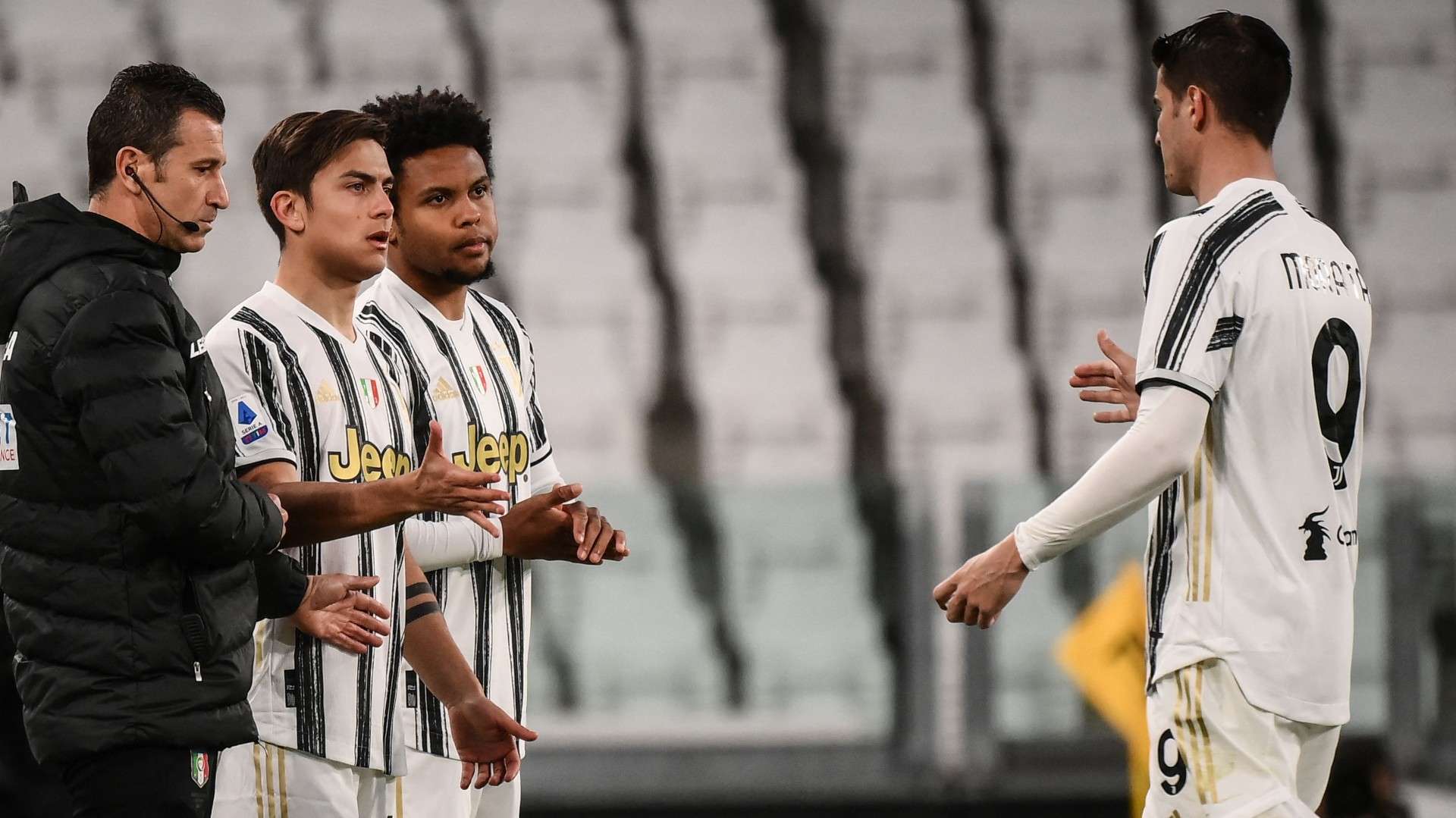 Paulo Dybala Alvaro Morata Juventus