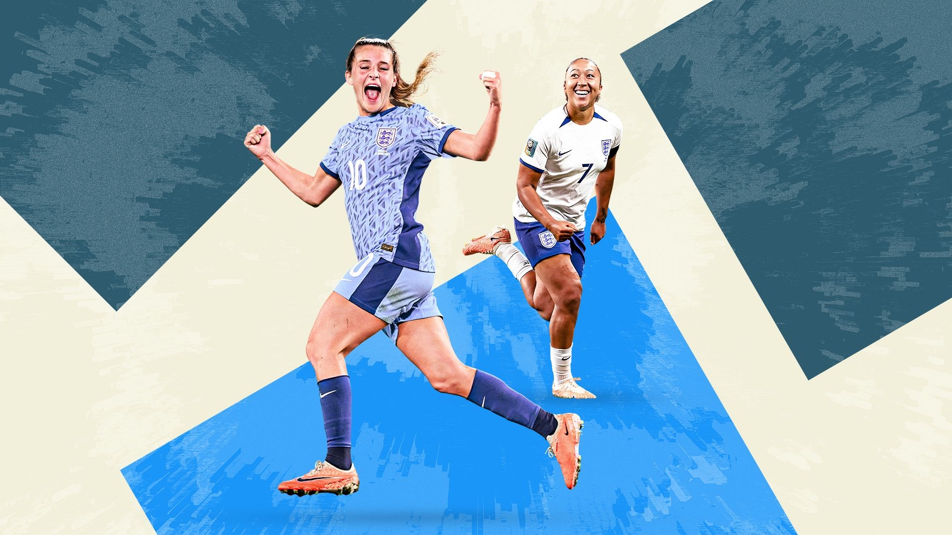 Ella Toone Lauren James England World Cup gfx