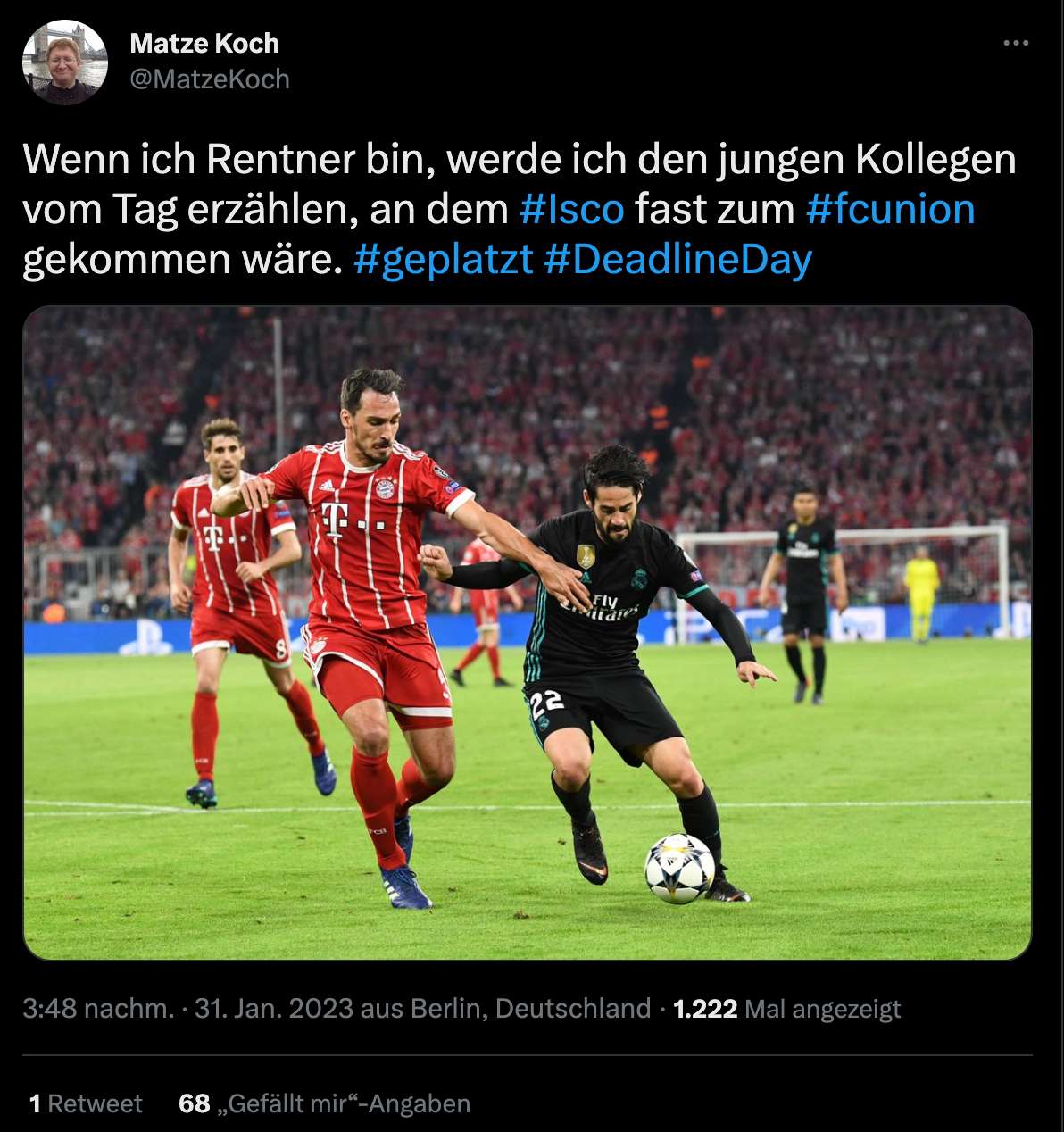 Netzreaktionen Isco 2