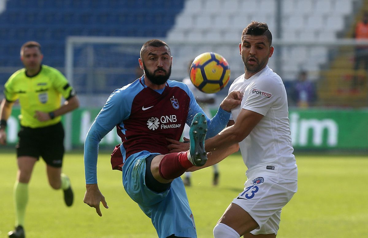 Burak Yilmaz Syam Ben Youssef Kasimpasa Trabzonspor