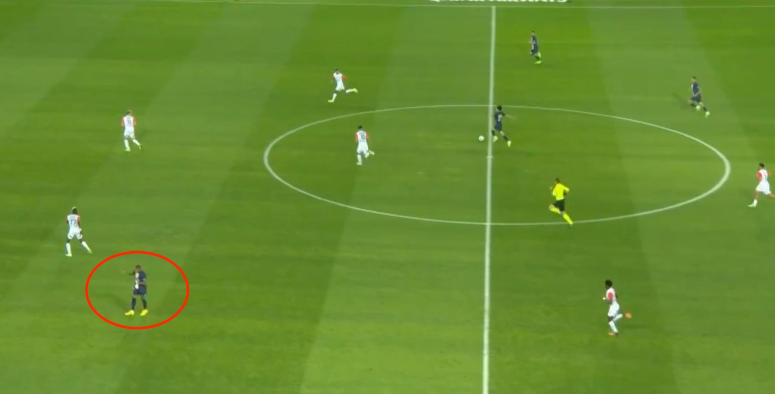 Kylian Mbappe PSG Montpellier 2021