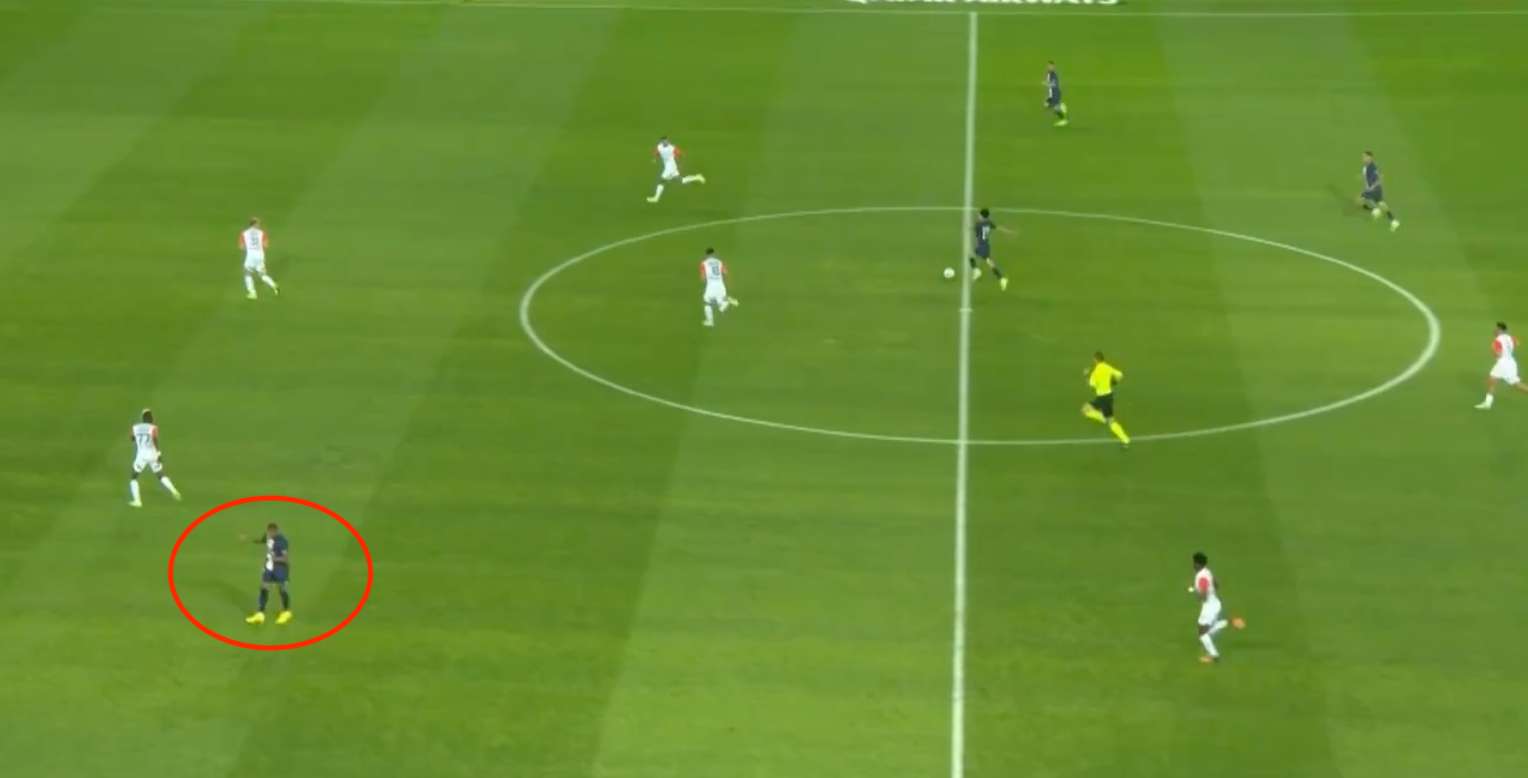 Kylian Mbappe PSG Montpellier 2021