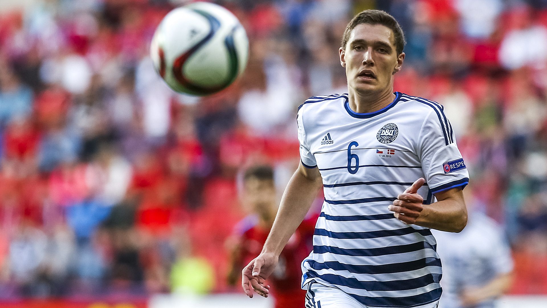 Andreas Christensen Denmark U21 Czech Republic UEFA U21 European Championship 06172015