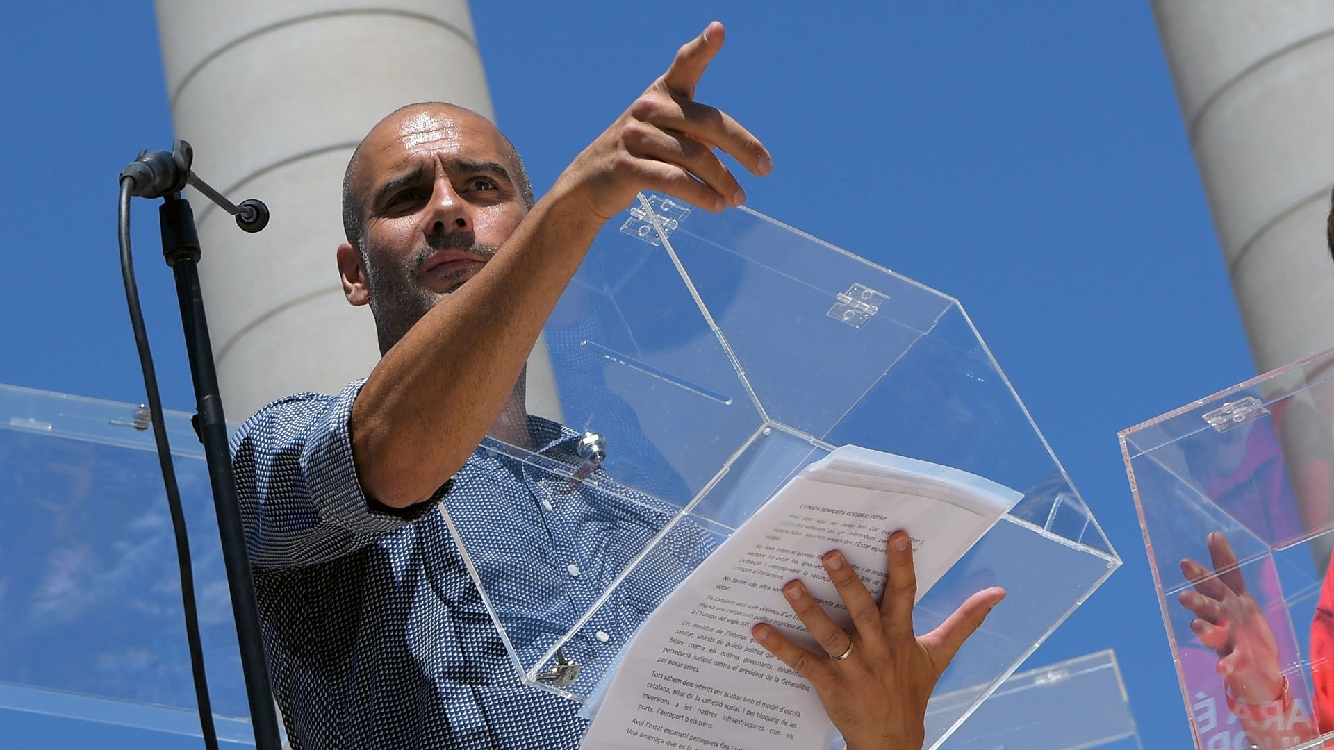Pep Guardiola Independencia Catalunya 11062017