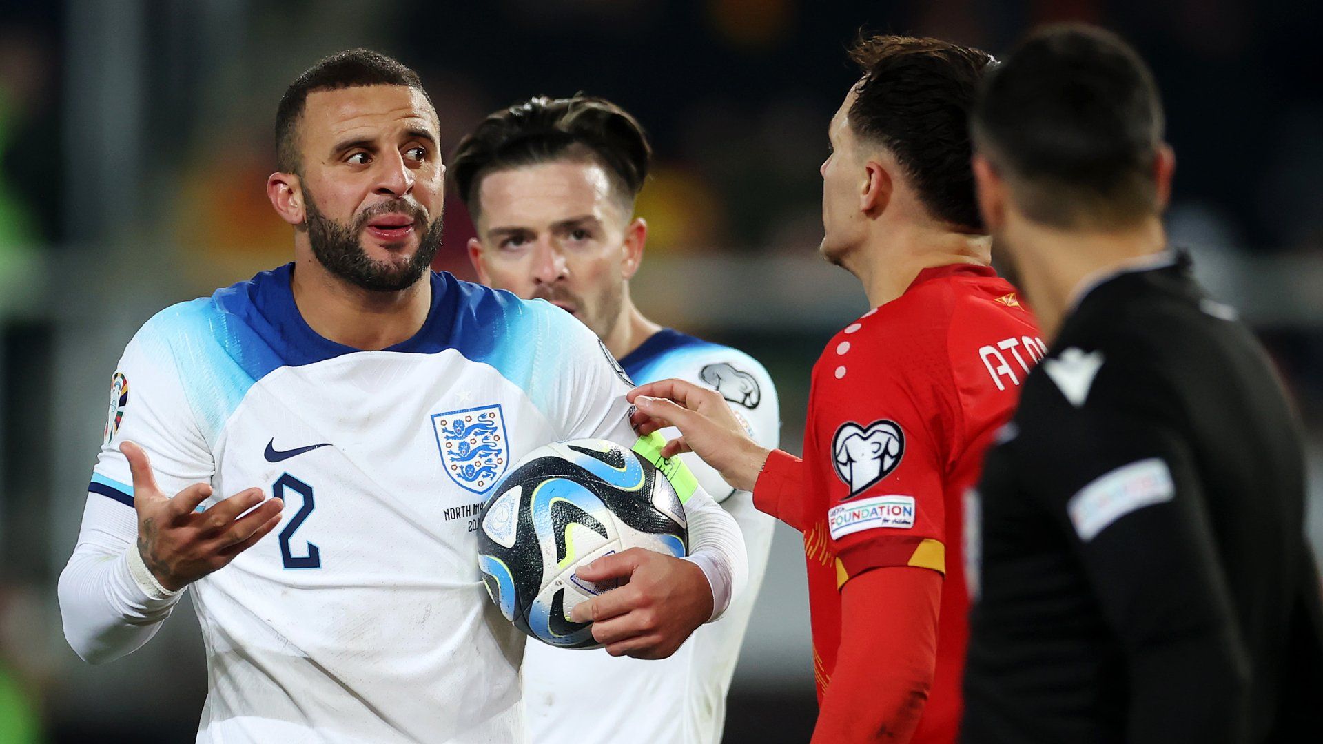 Kyle Walker England North Macedonia 2023