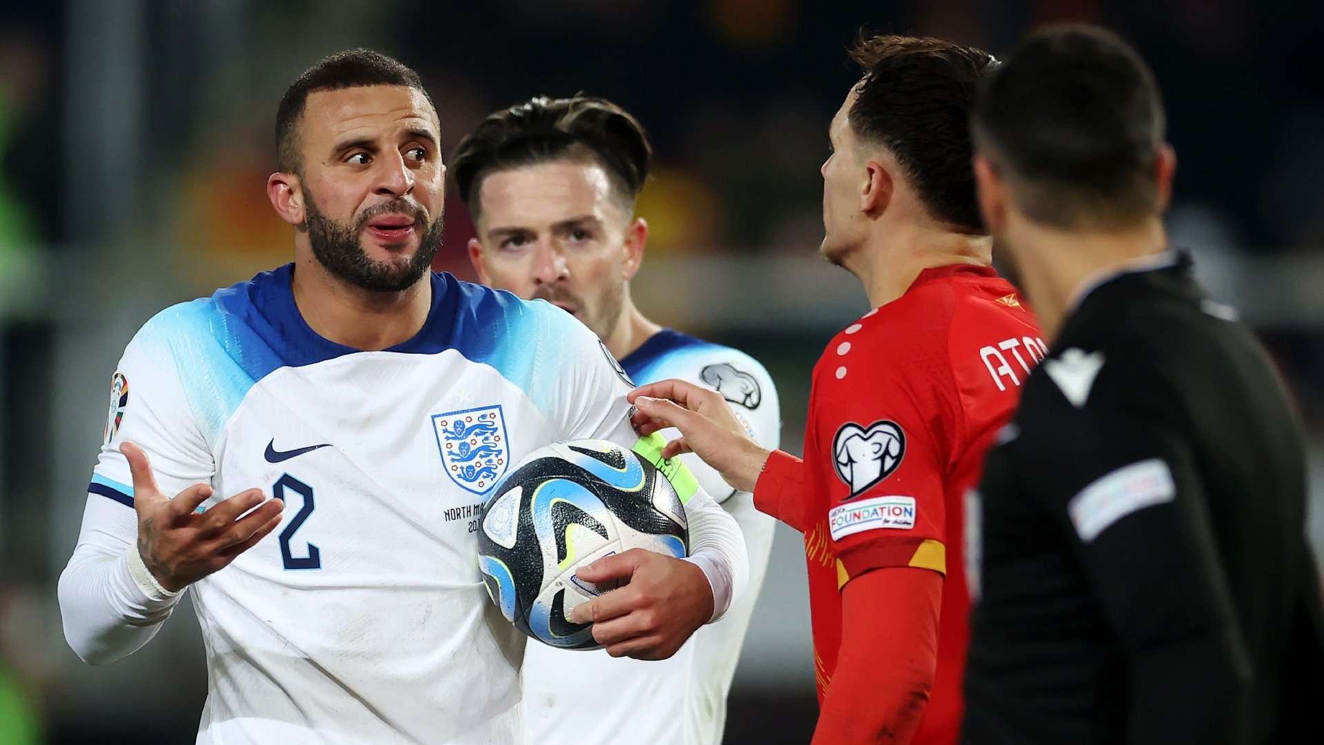 Kyle Walker England North Macedonia 2023