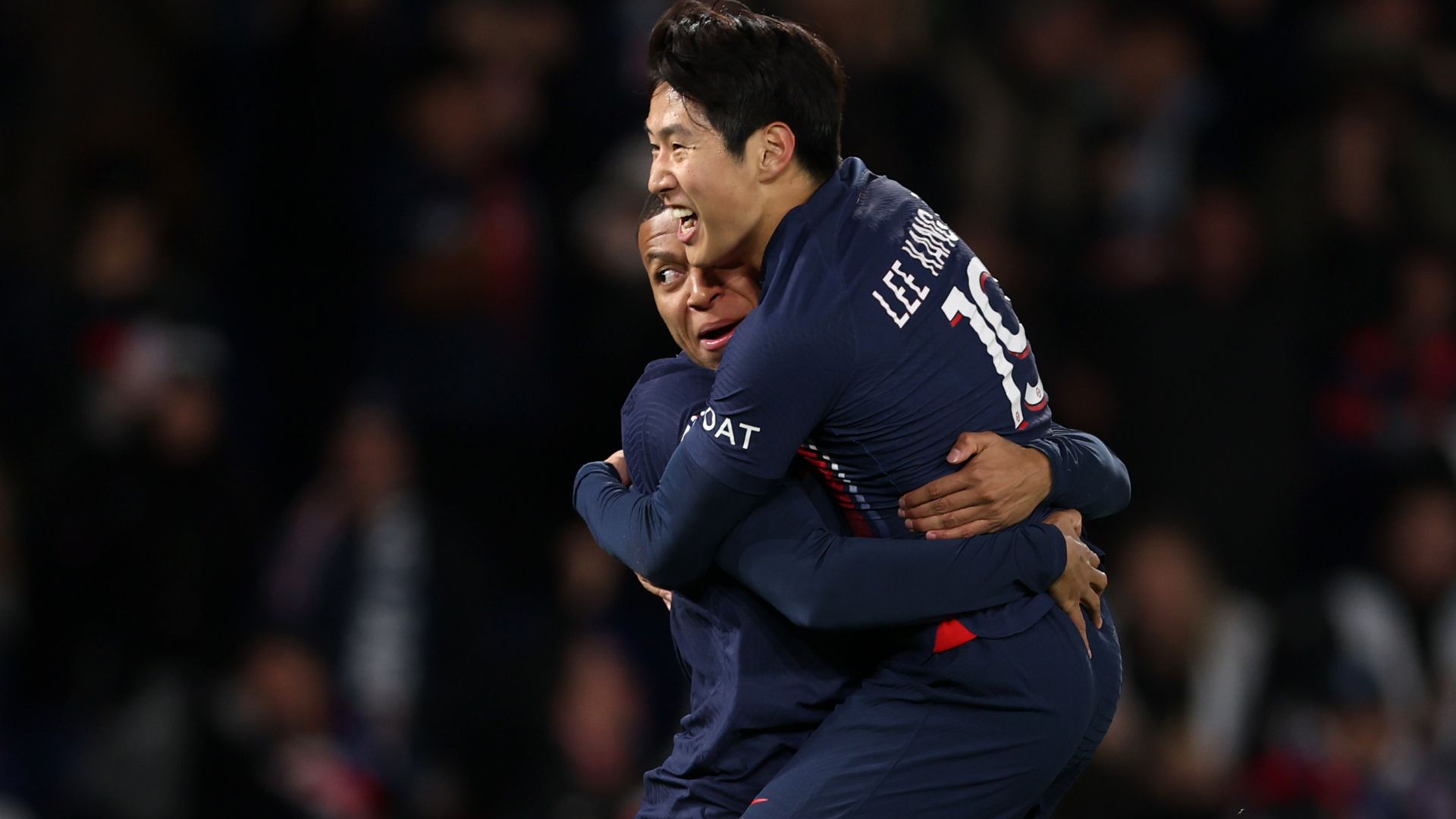 Lee Kang-In Kylian Mbappe PSG Montpellier Ligue 1