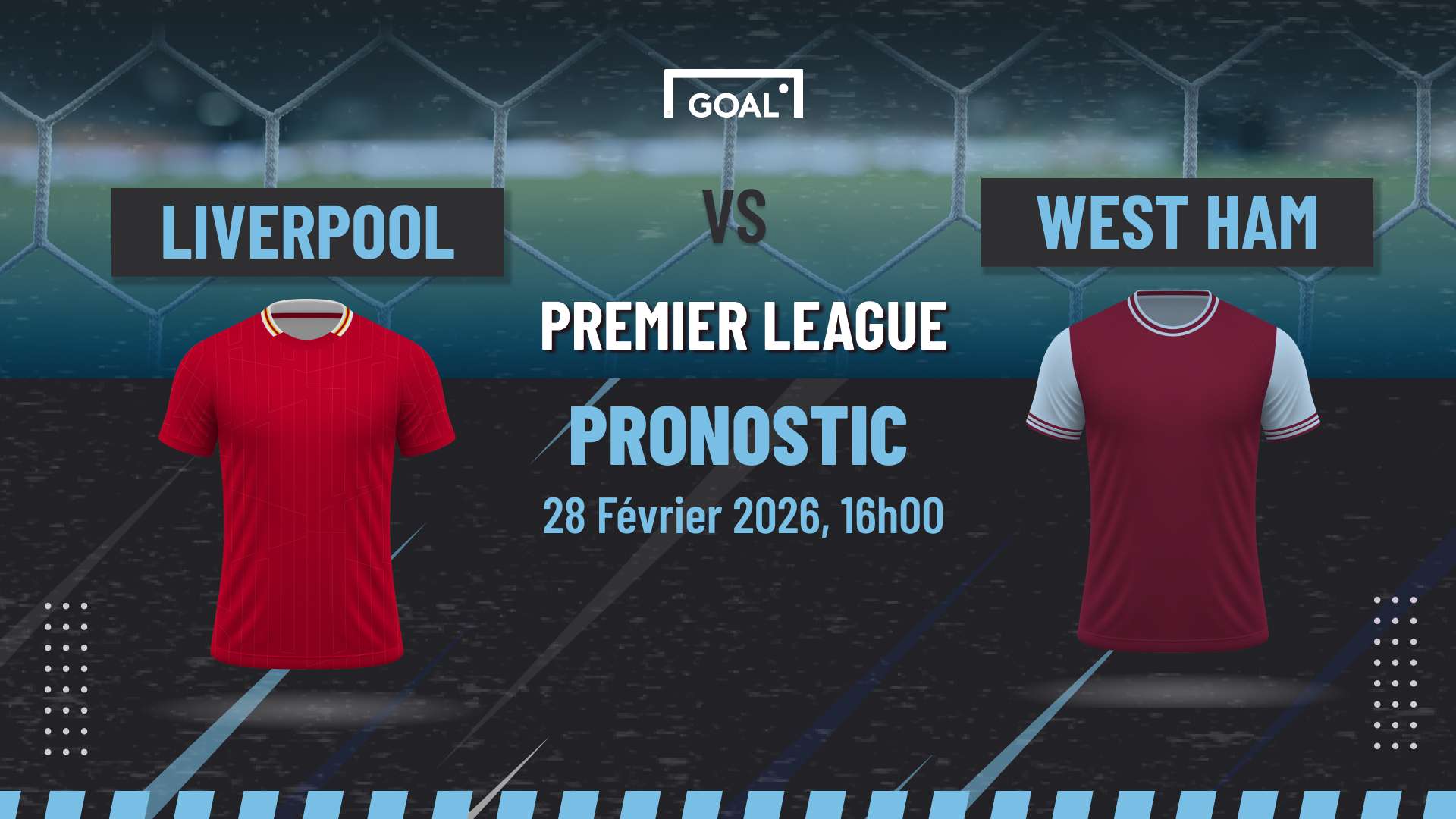 Pronostic Liverpool vs West Ham