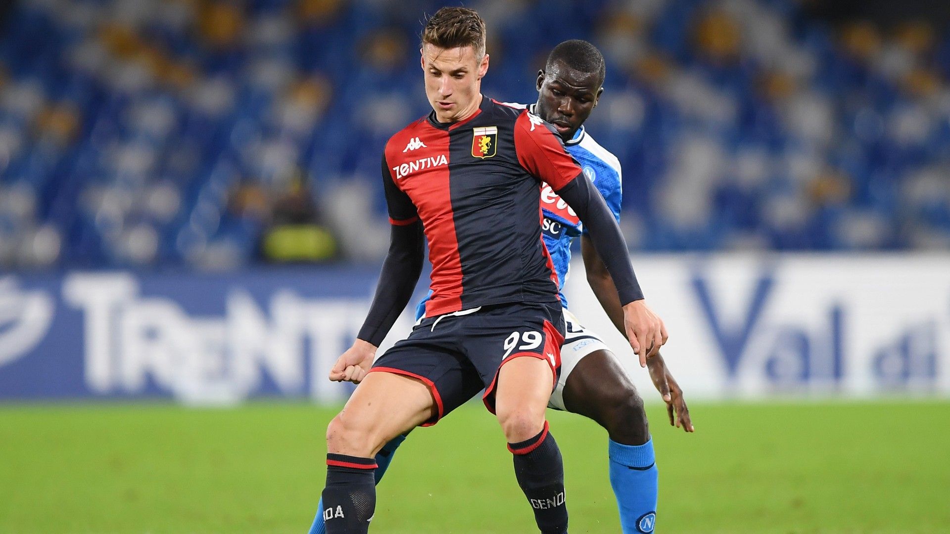 Pinamonti Koulibaly - Napoli Genoa