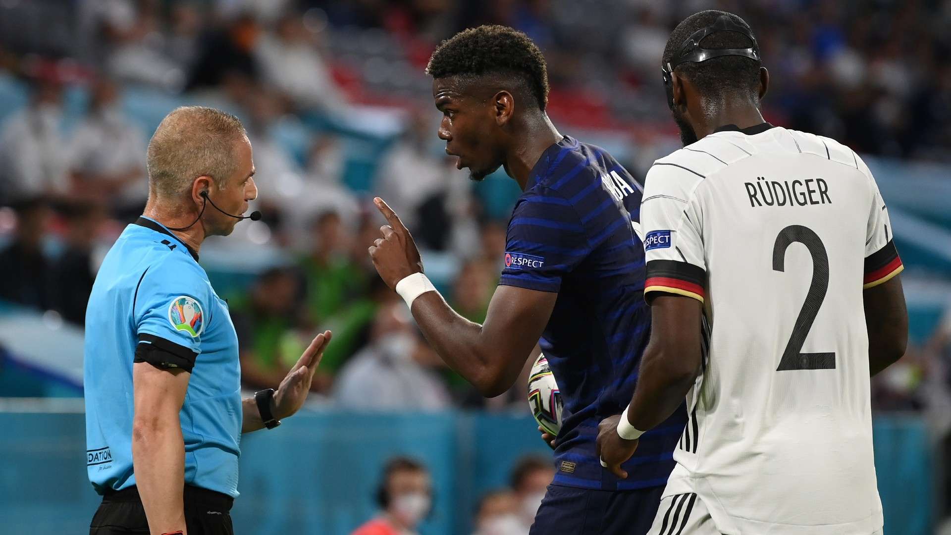 Pogba Rüdiger France Germany 15062021