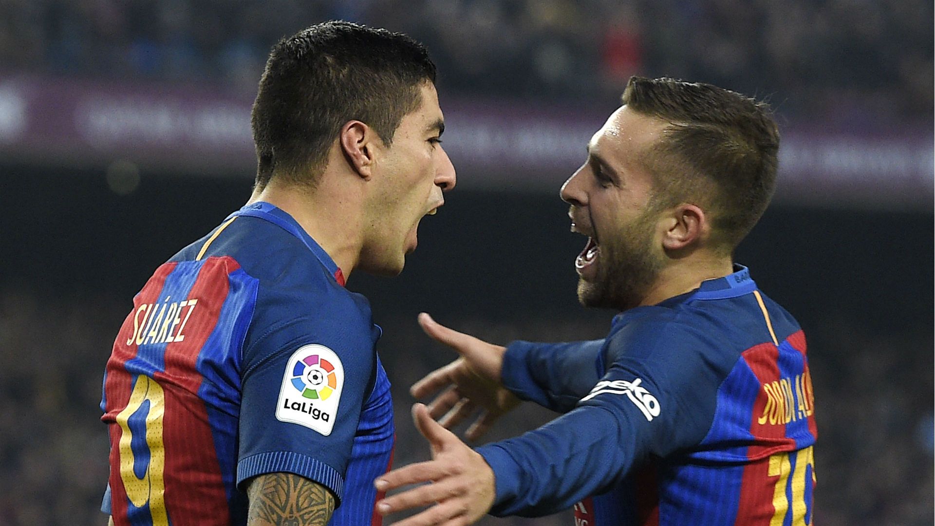 Luis Suarez Jordi Alba Barcelona