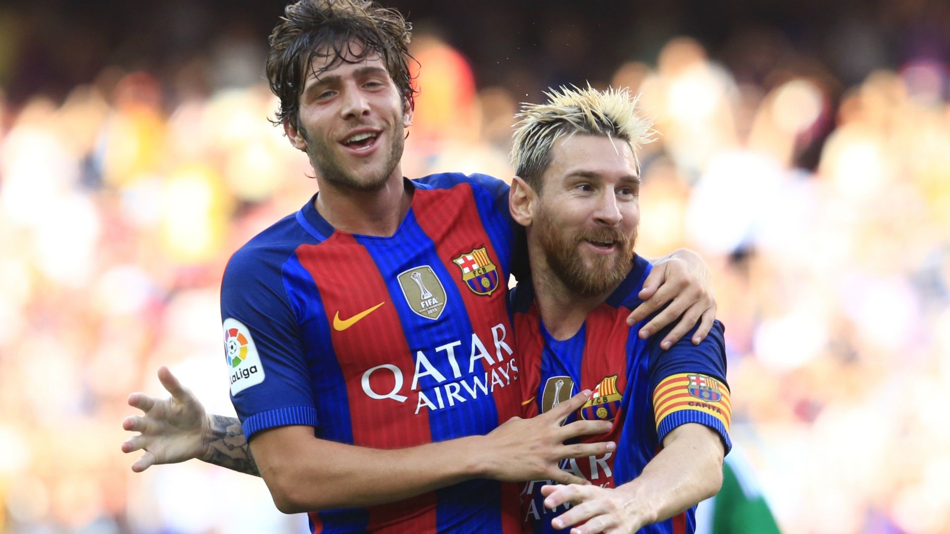 Lionel Messi Sergi Roberto Barcelona Betis La Liga