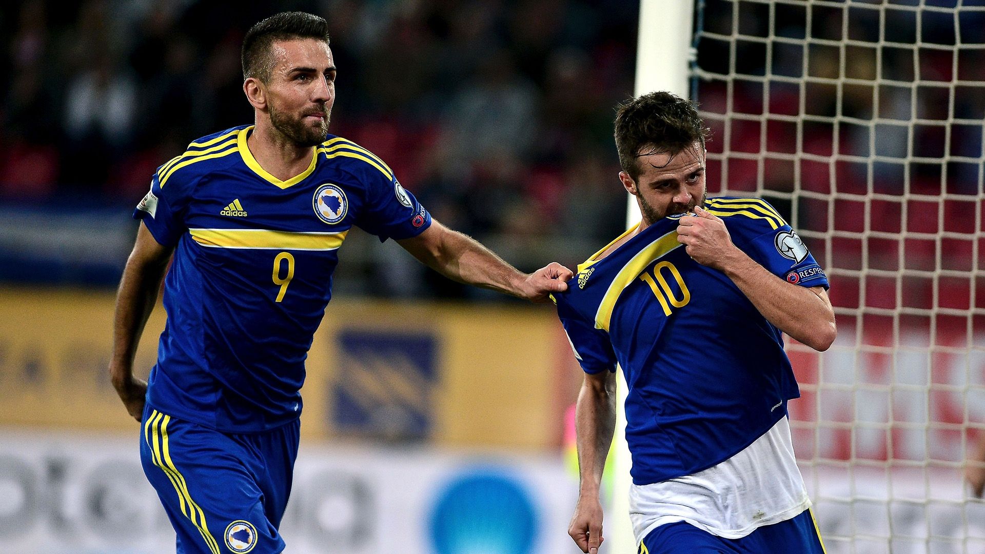 vedad ibisevic miralem pjanic bosnien herzegowina