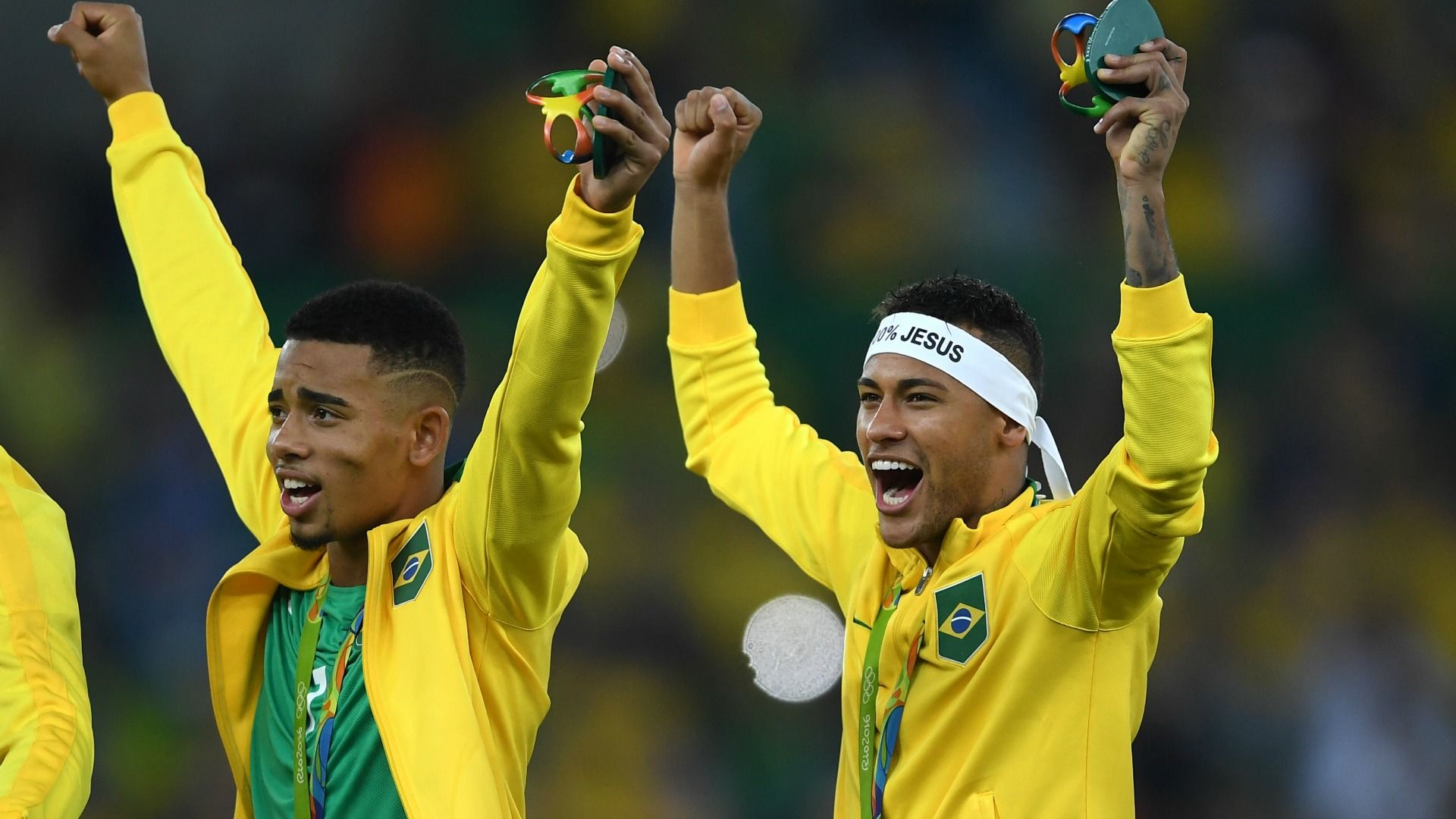 Gabriel Jesus e Neymar - Brasil x Alemanha 2008