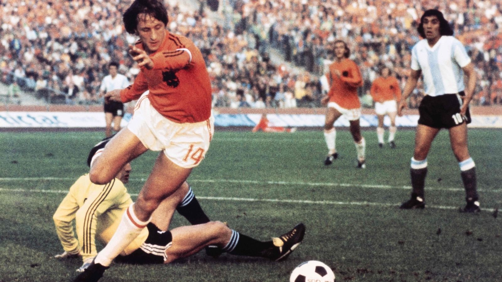 Johan Cruyff  Netherlands Vs. Argentina World Cup 1974
