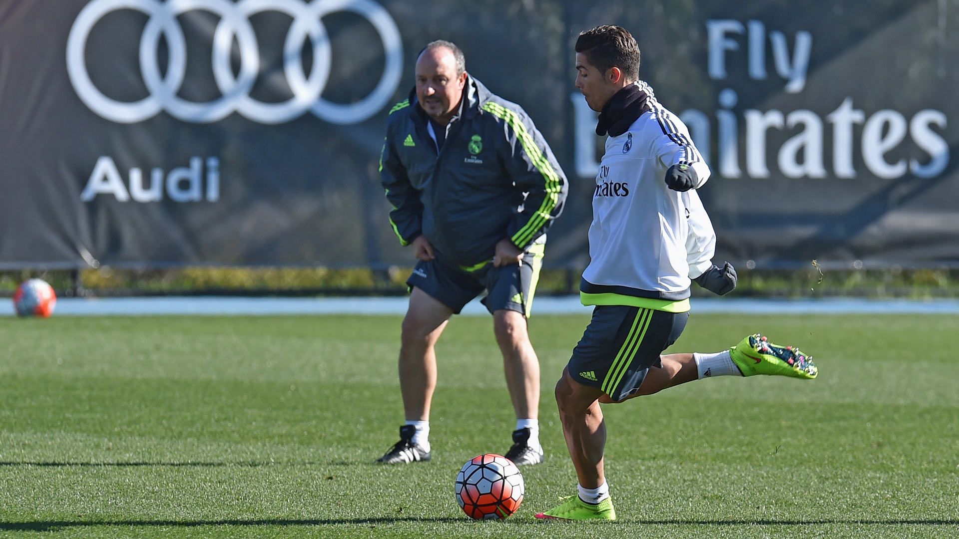 Rafael Benitez Cristiano Ronaldo Real Madrid Training 20072015