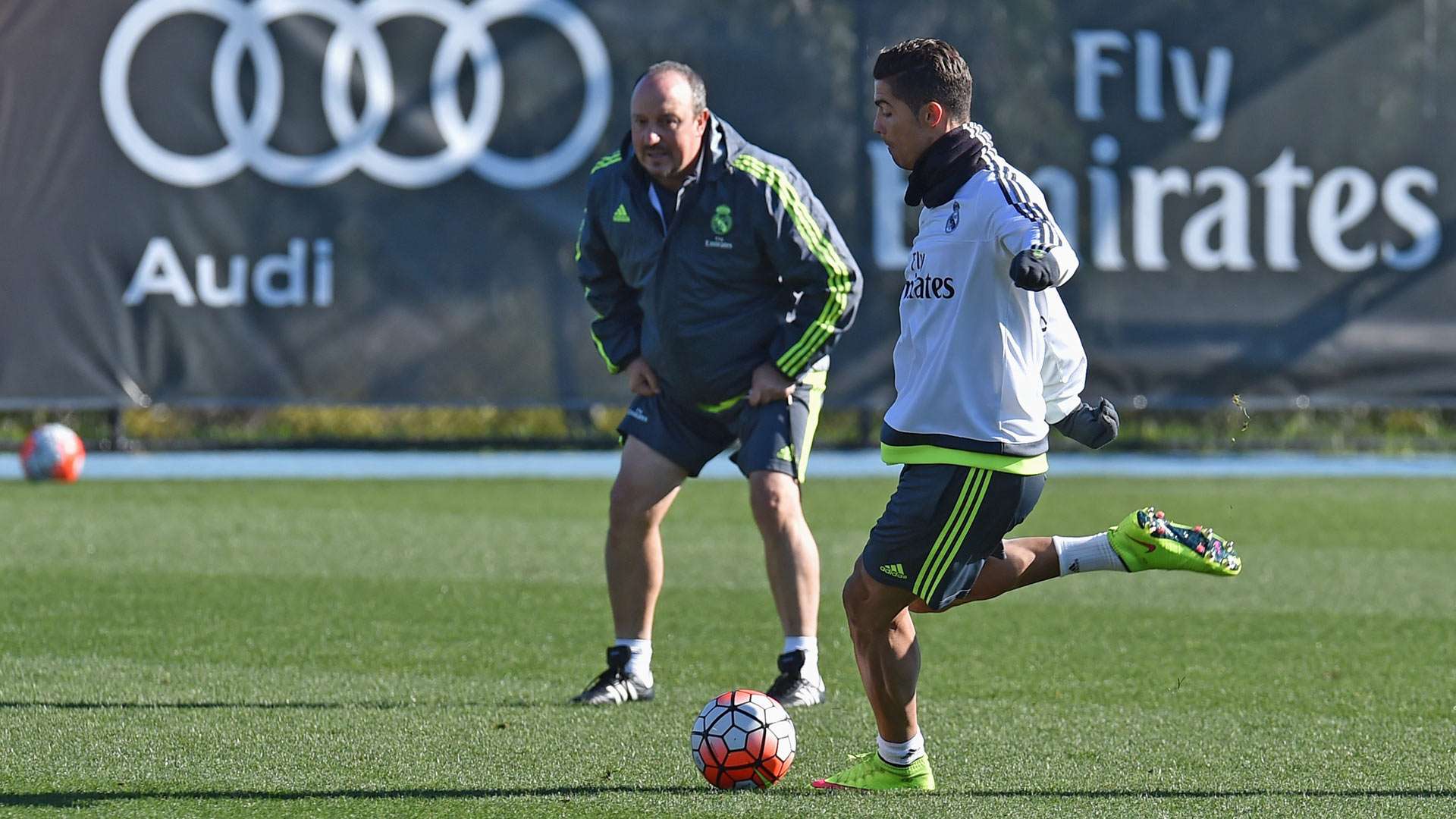 Rafael Benitez Cristiano Ronaldo Real Madrid Training 20072015