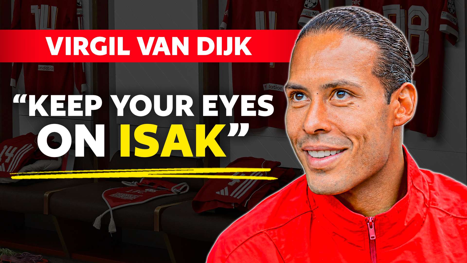 Virgil van Dijk Beast Mode On Podcast GFX