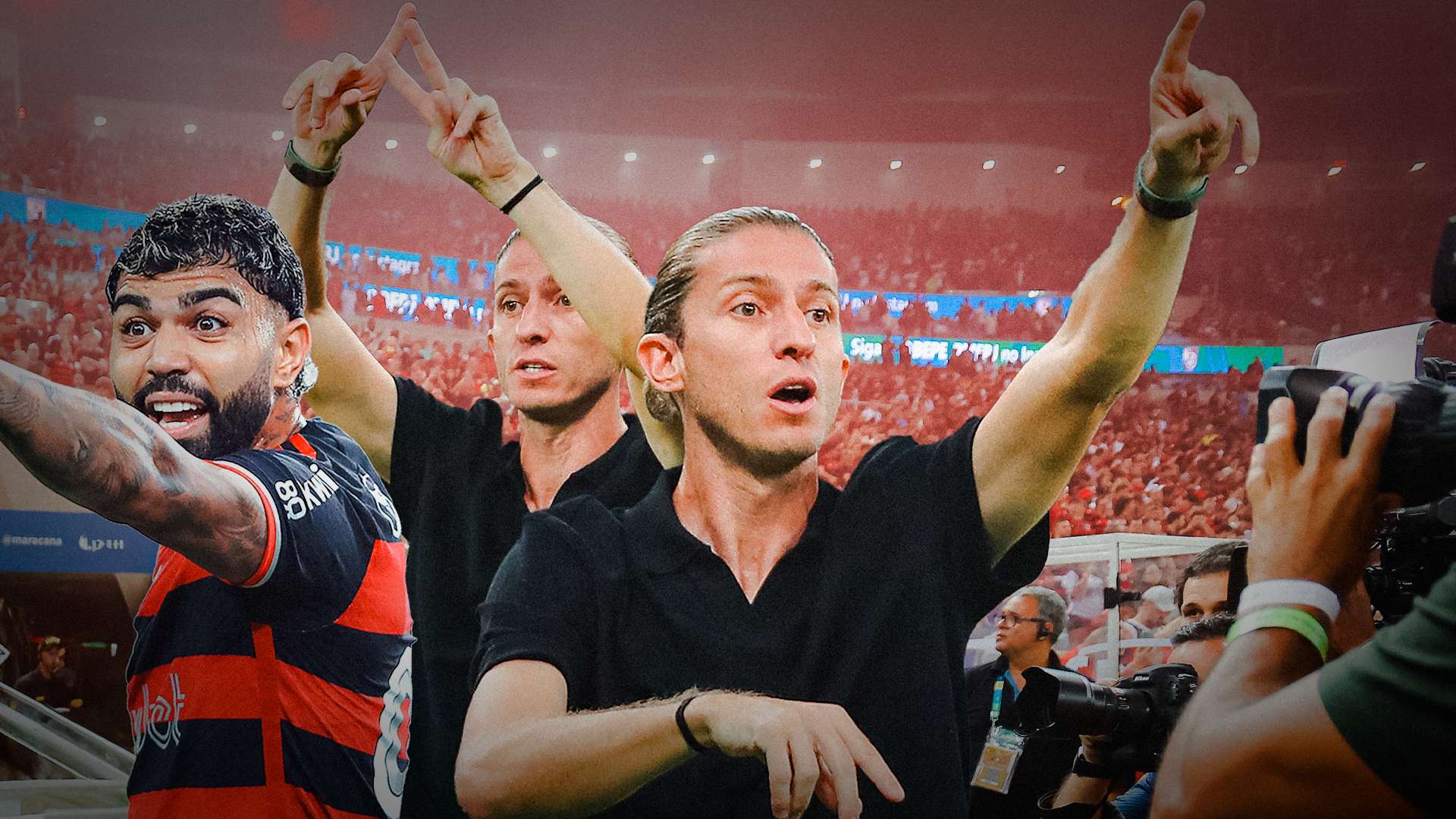 GFX Gabigol Filipe Luís Flamengo