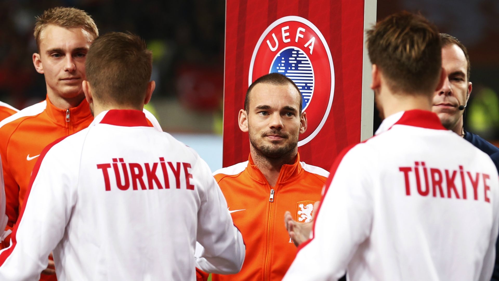 Wesley Sneijder Netherlands Turkey European Championship Qualifier 03282015