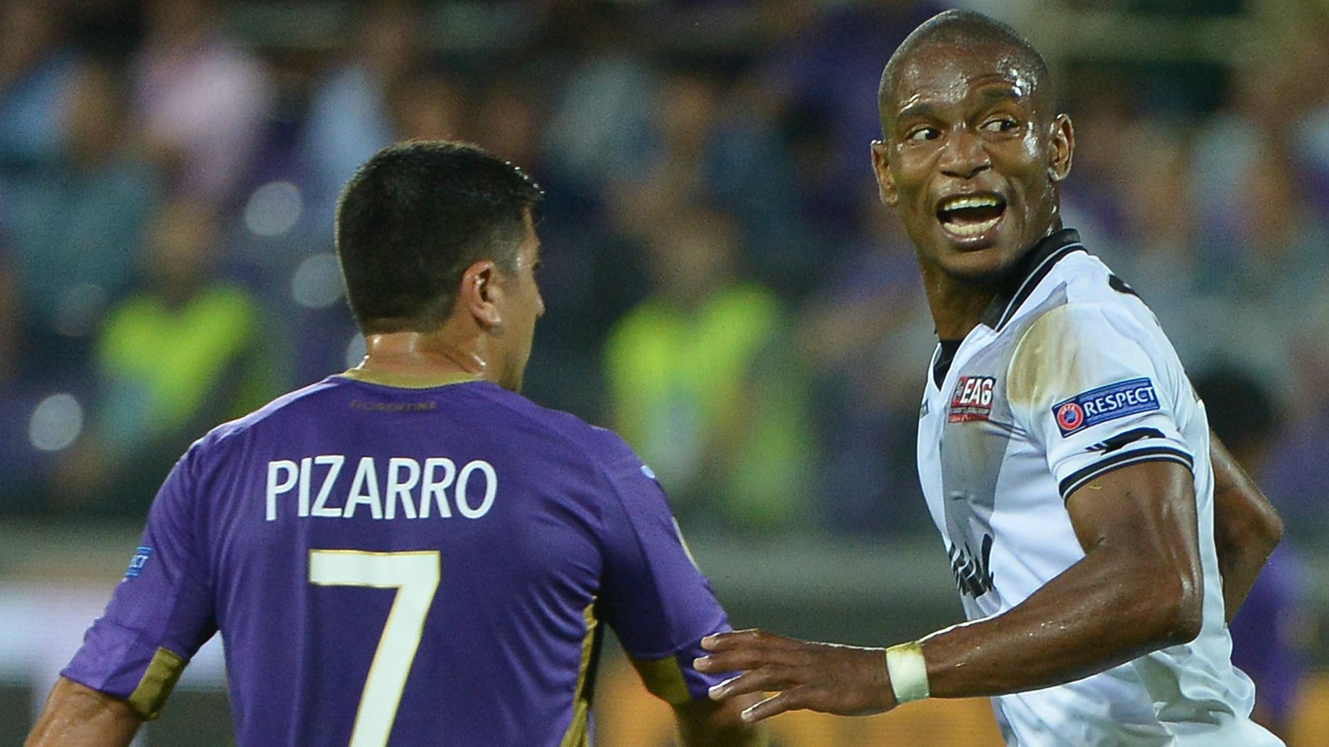 David Pizarro Claudio Beauvue Fiorentina Guingamp Europa League