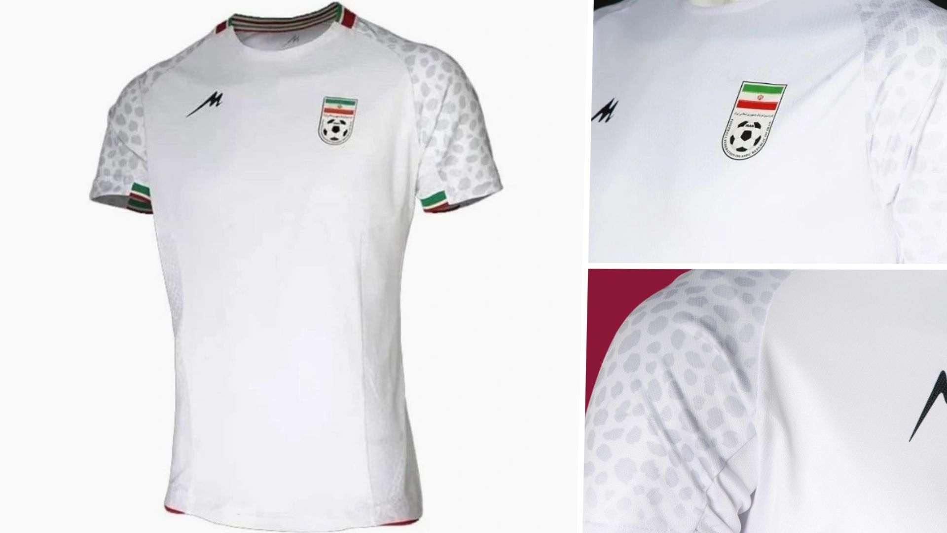 Iran home kit World Cup 2022