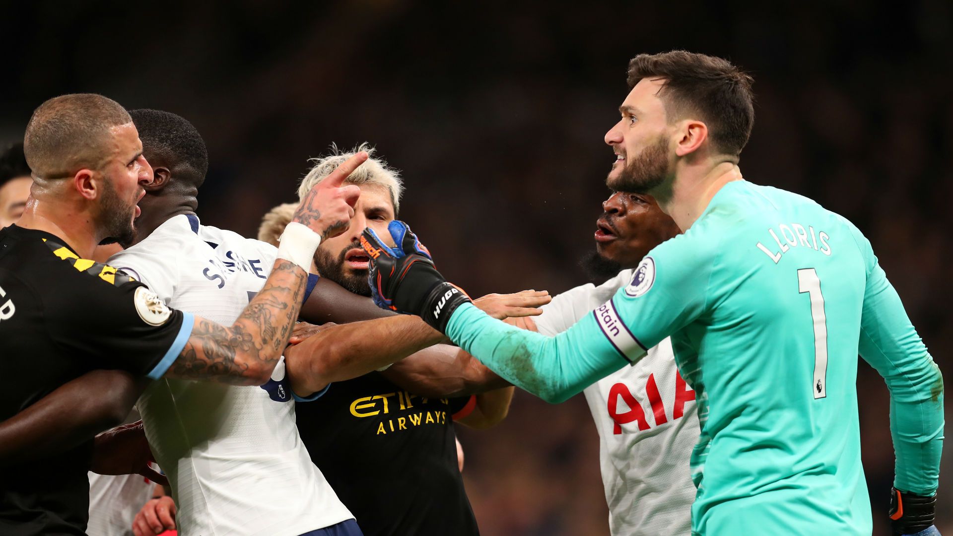 Lloris Walker Tottenham Manchester City