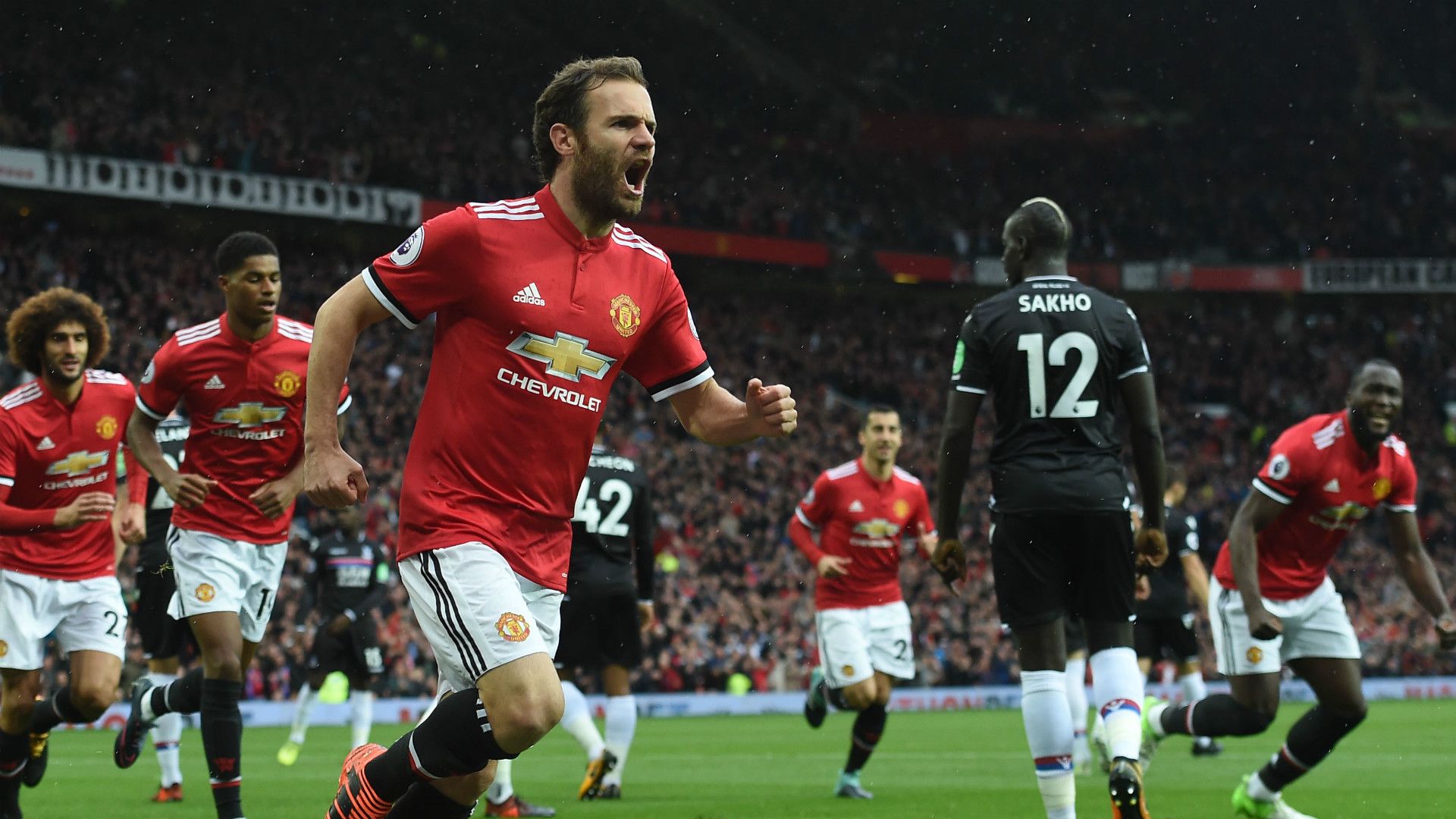 Juan Mata Manchester United Crystal Palace Premier League