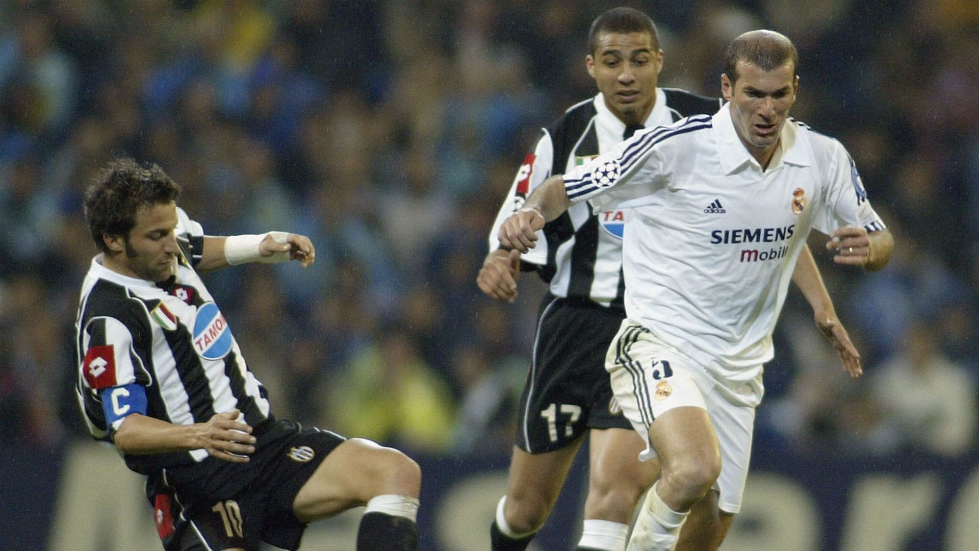 Alessandro Del Piero David Trezeguet Zinedine Zidane Real Madrid Juventus Champions League 06052003