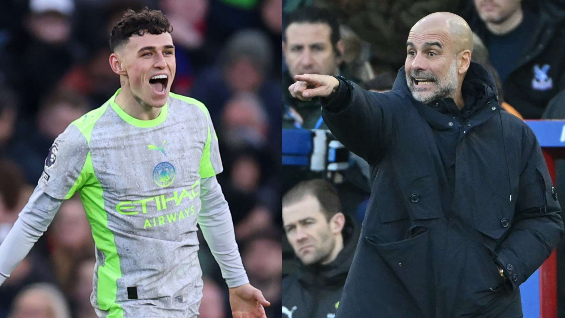 Phil Foden Pep Guardiola