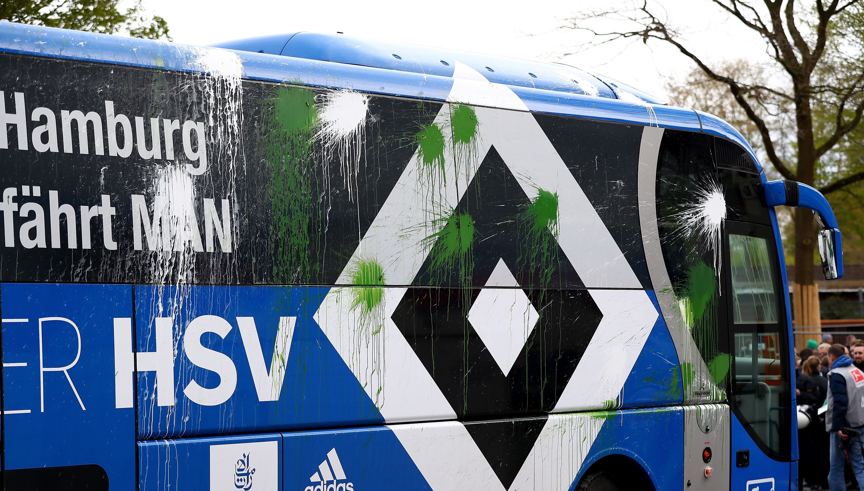 Hamburger SV Werder Bremen Bus 16042017
